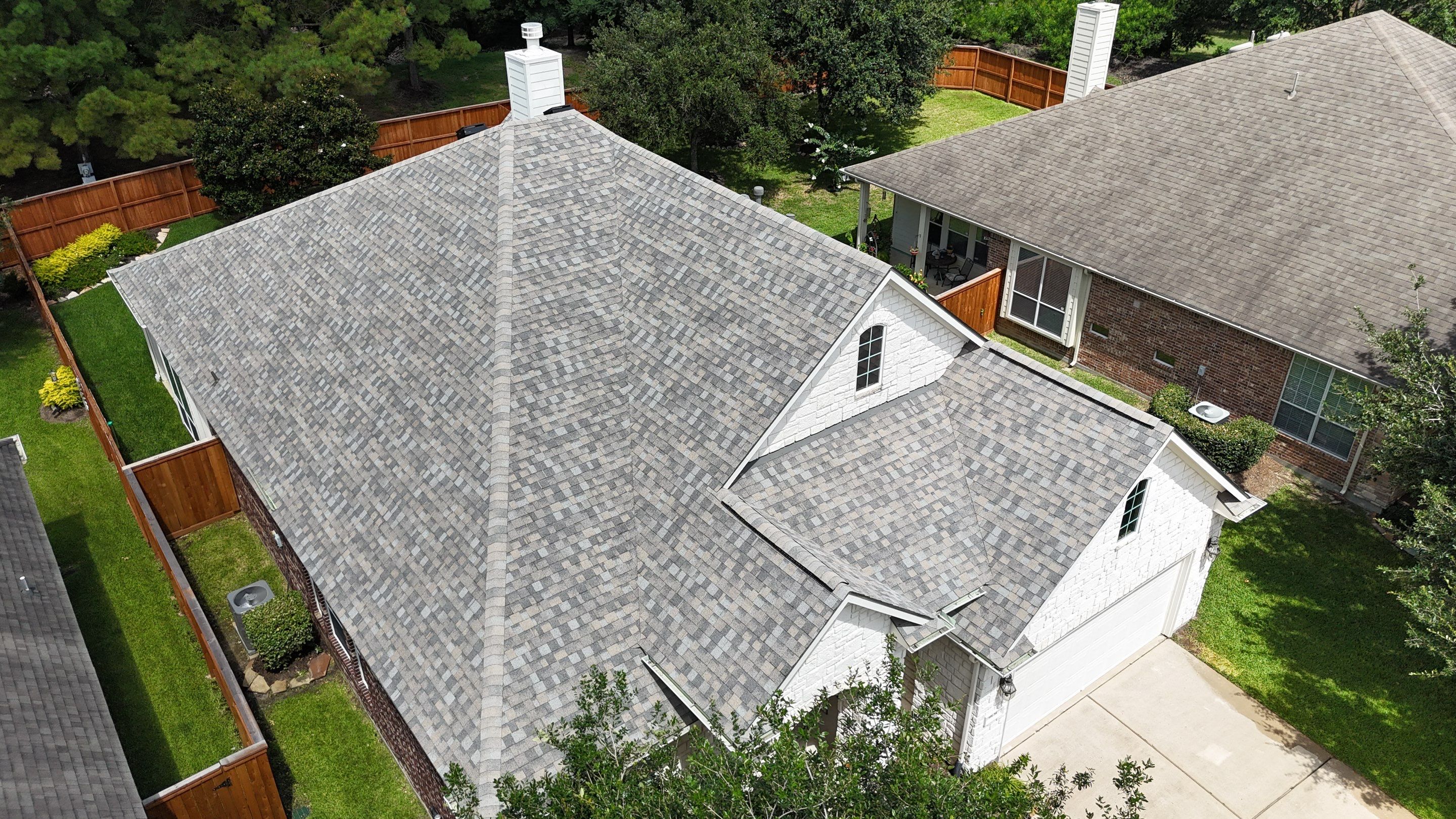 Residential Roofing Installation using IKO Dynasty in Cypress by Core Four Roofing