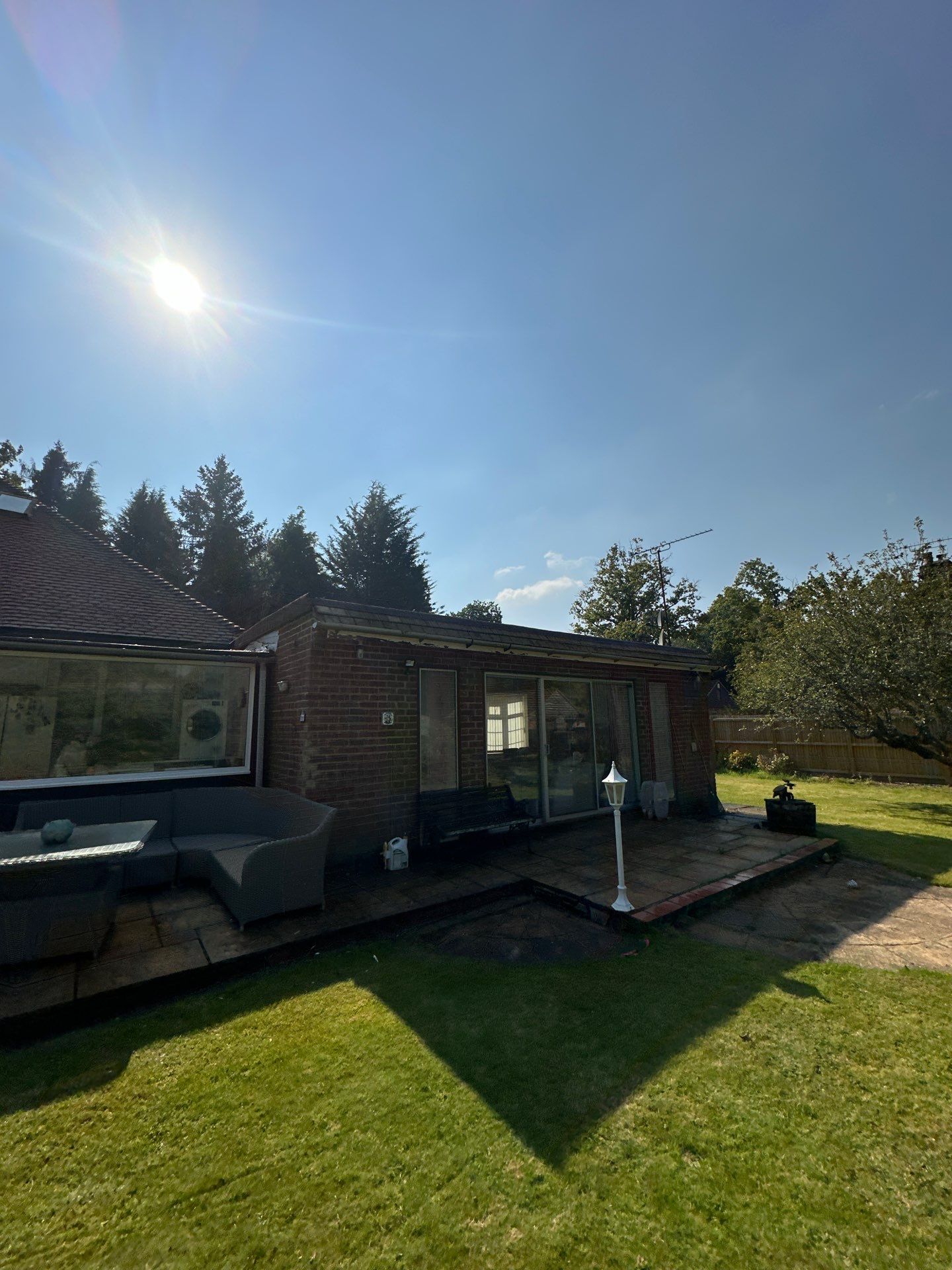 Roof Clean  - Moss Removal - Gutter Clean using Honda 15lpm Low Pressure Washing Machine by Ges Exterior Cleaning ltd