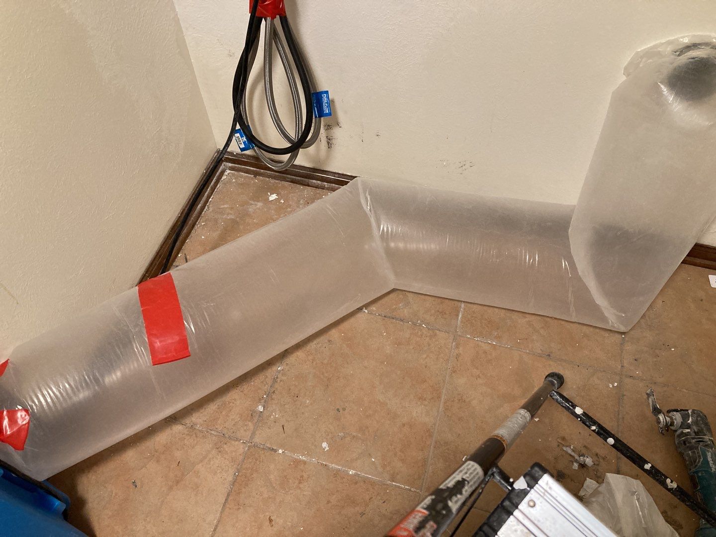 Mold Remediation using Containment by Accountable Home Services