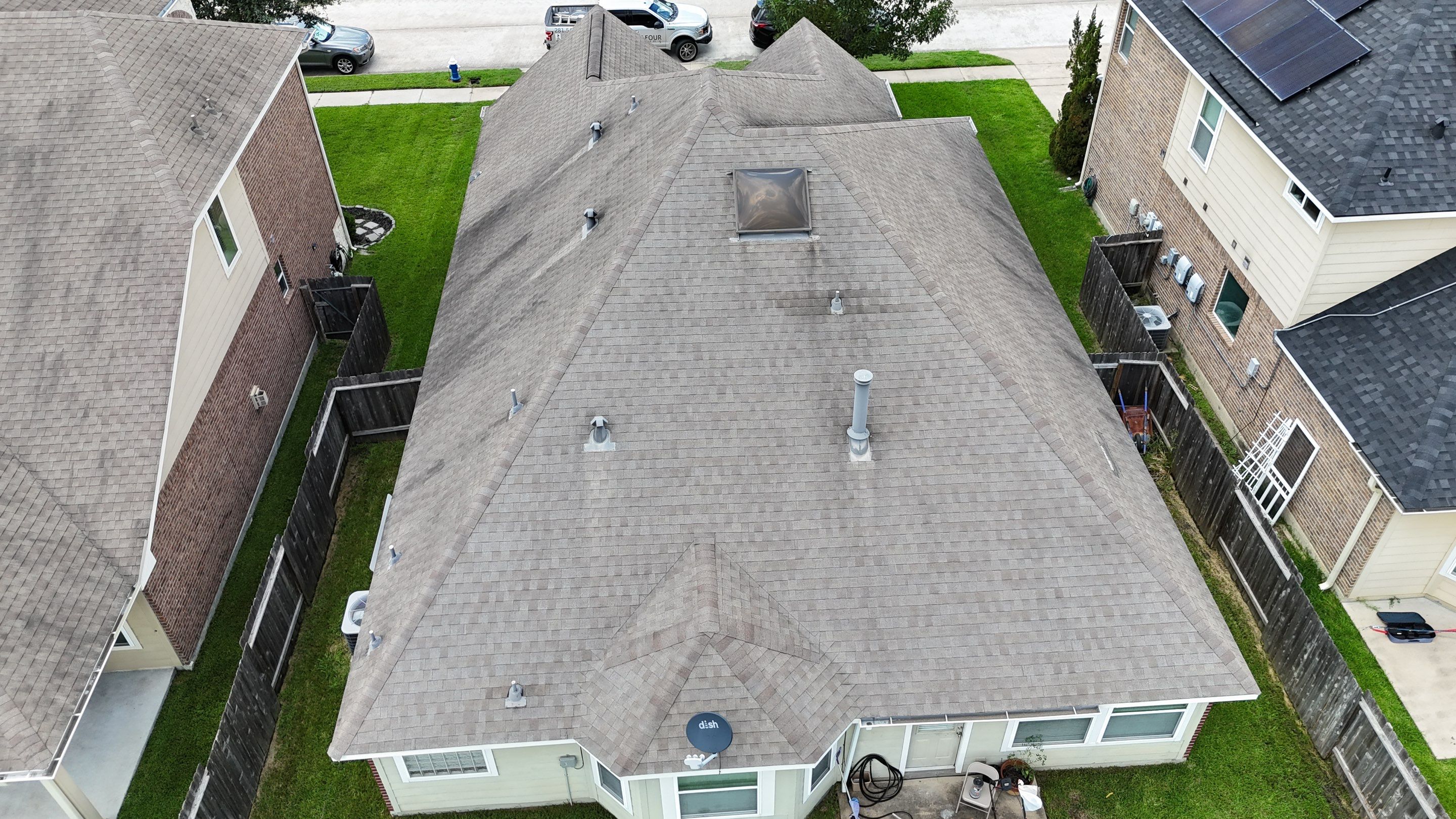 Residential Roofing Installation using IKO Dynasty in Cypress by Core Four Roofing