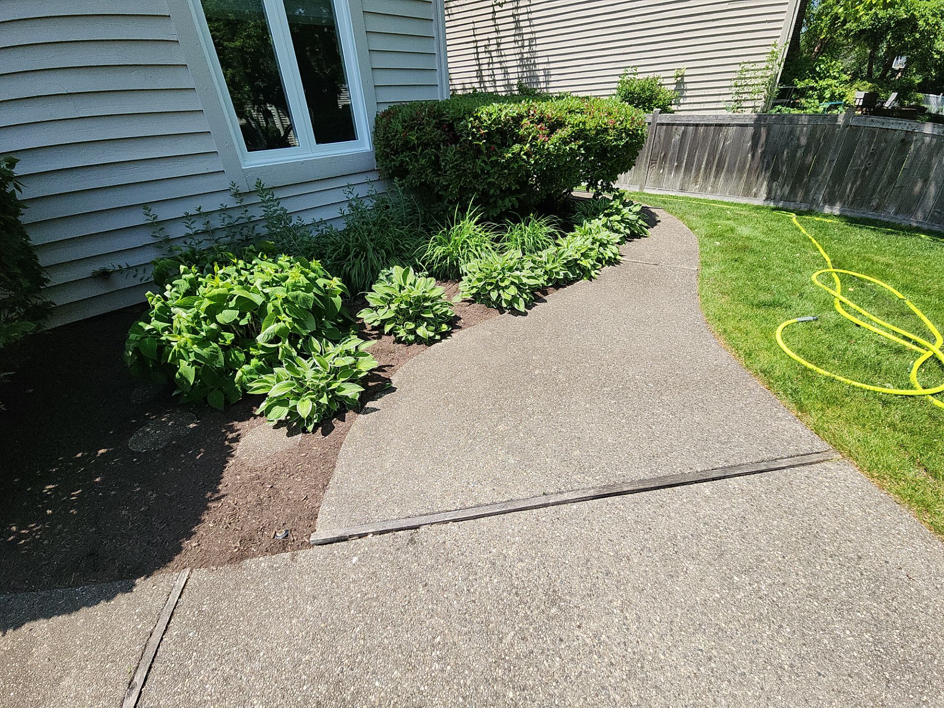 Aggregate concrete cleaning by Northern Power Washing LLC.
