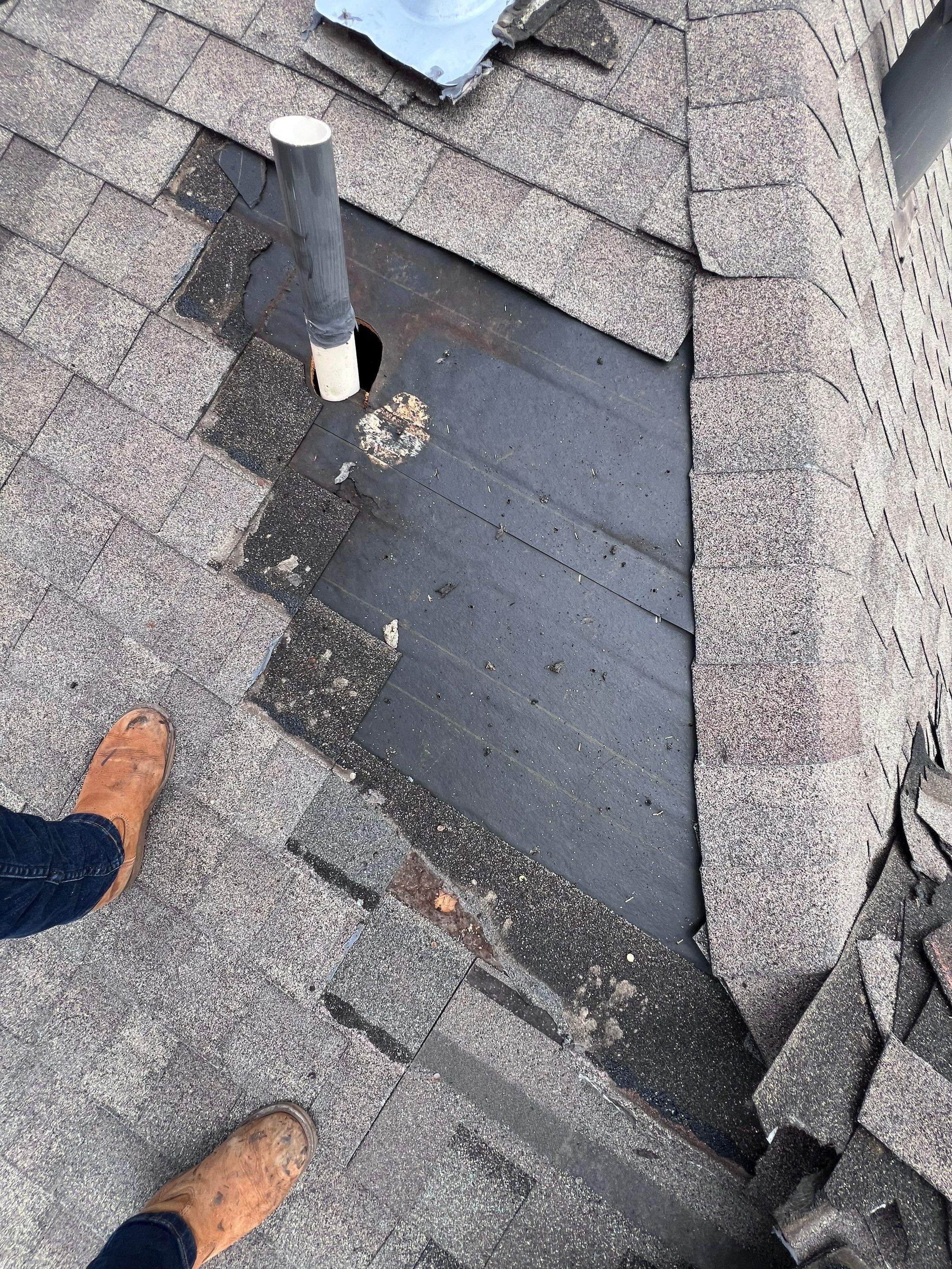 Hail Damage using Owen's Corning Duration (Lifetime) Shingles by Roof Repair Company