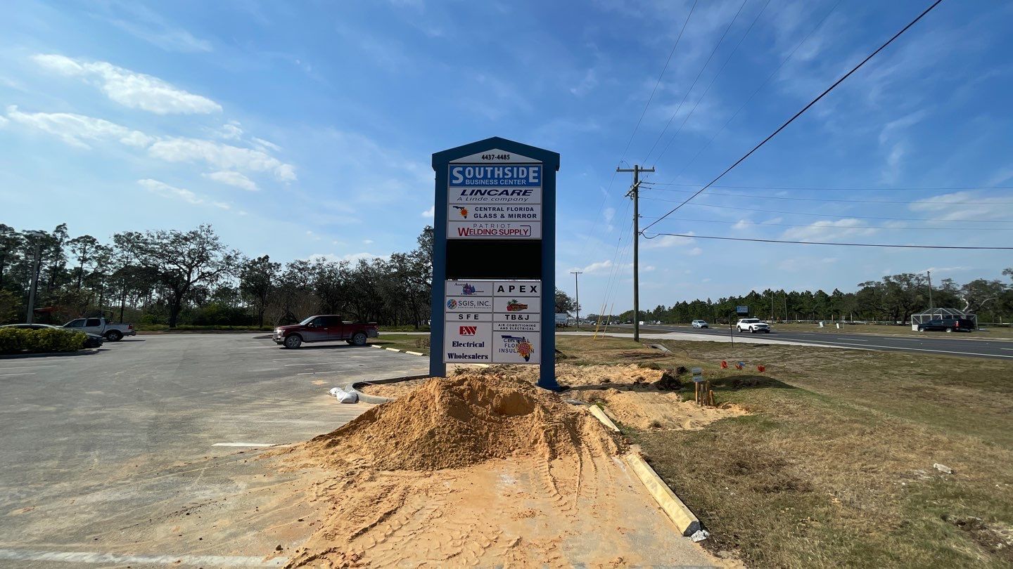 Pylon Sign for Southside Business Center by SignCrafters