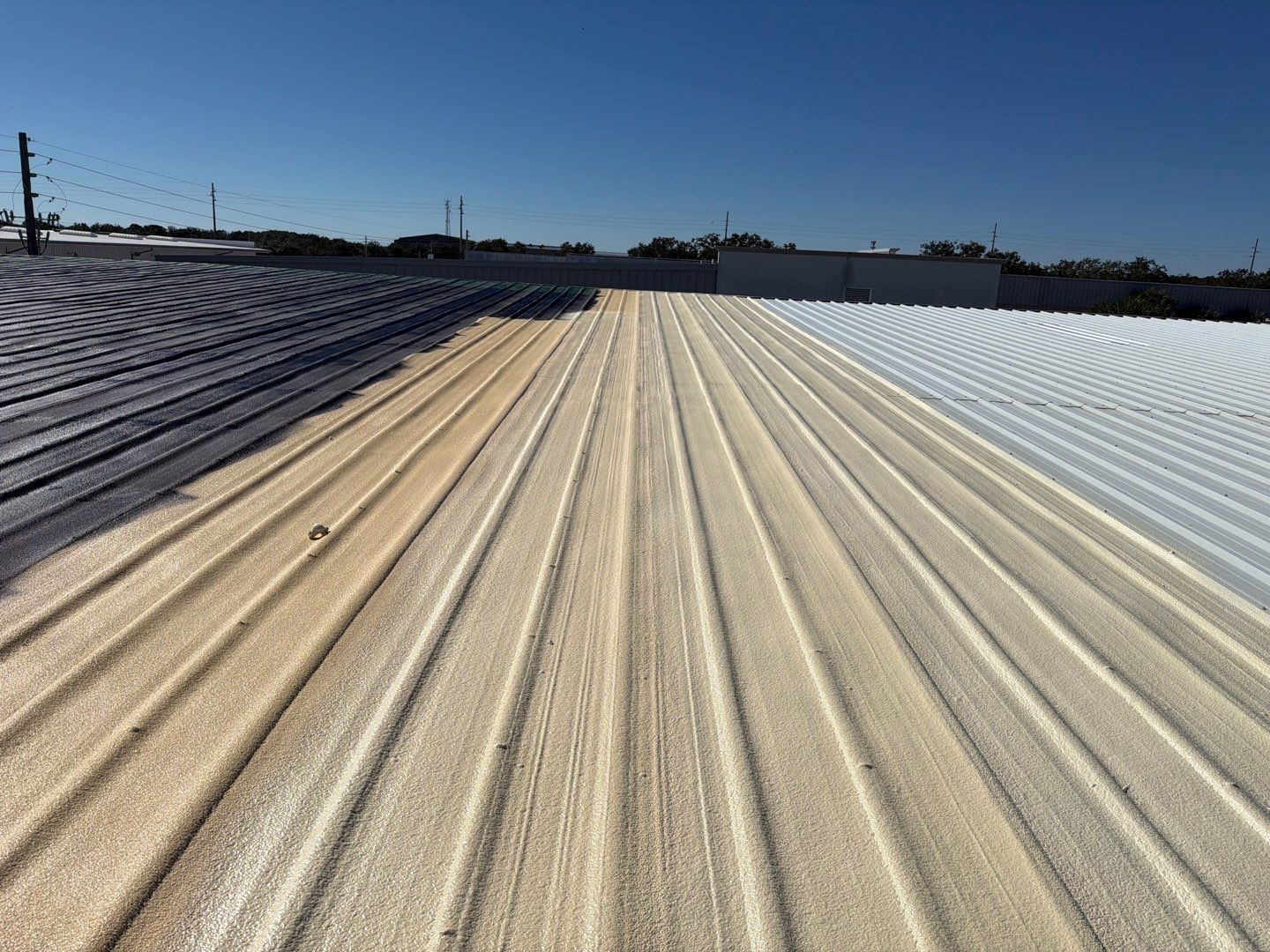Orlando Commercial Metal Roof Restoration and Silicone Coating System by CES Roofing