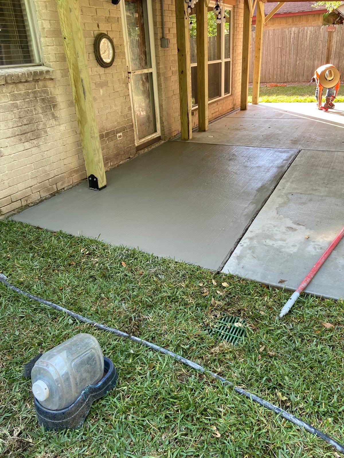Bye-Bye Flooding! Mr. Dontaye's Back Patio & Drainage Overhaul π§π by Texas Urban Elements
