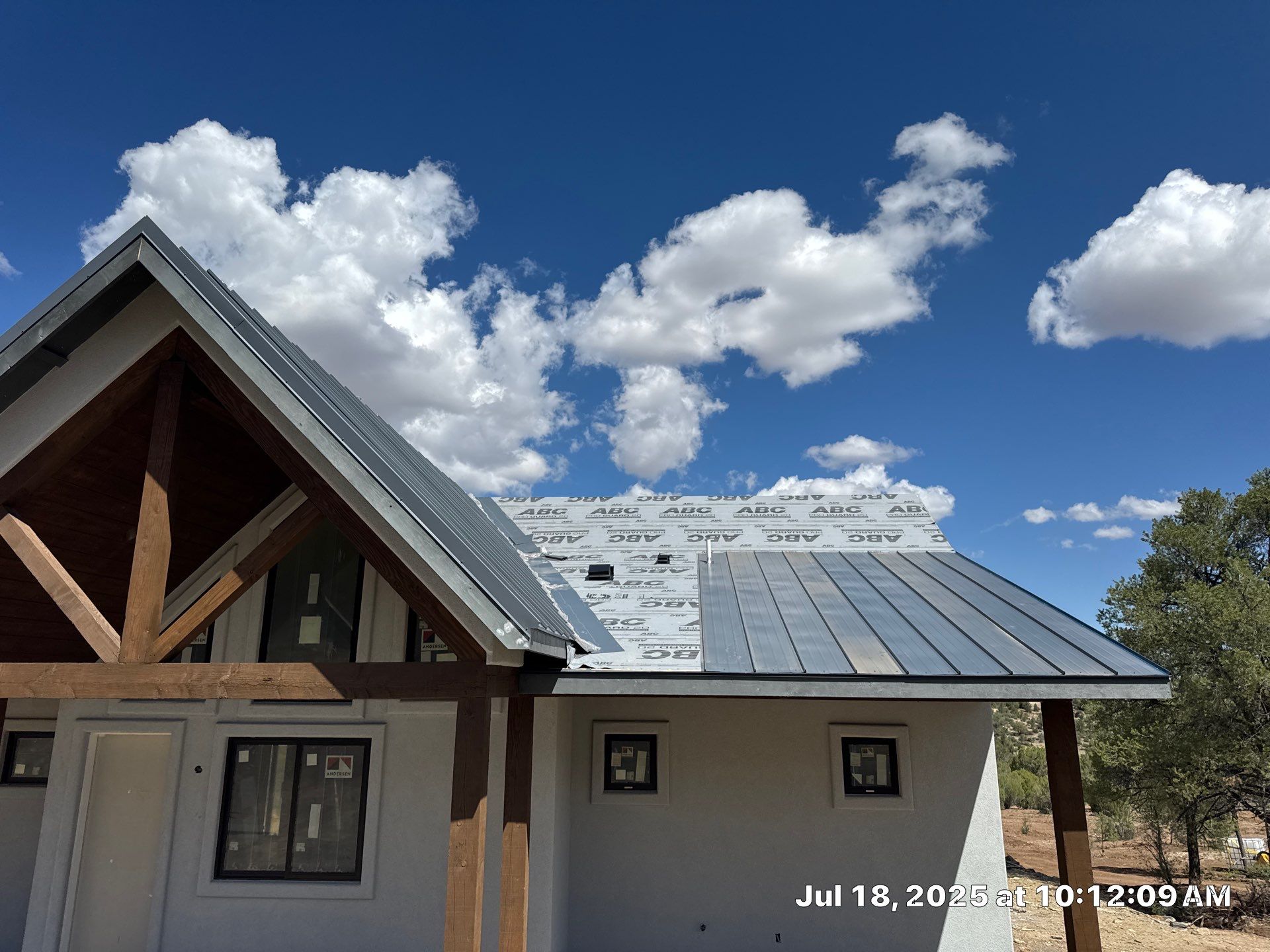 Prescott Standing Seam Metal Roof Installation by Badger Roofing