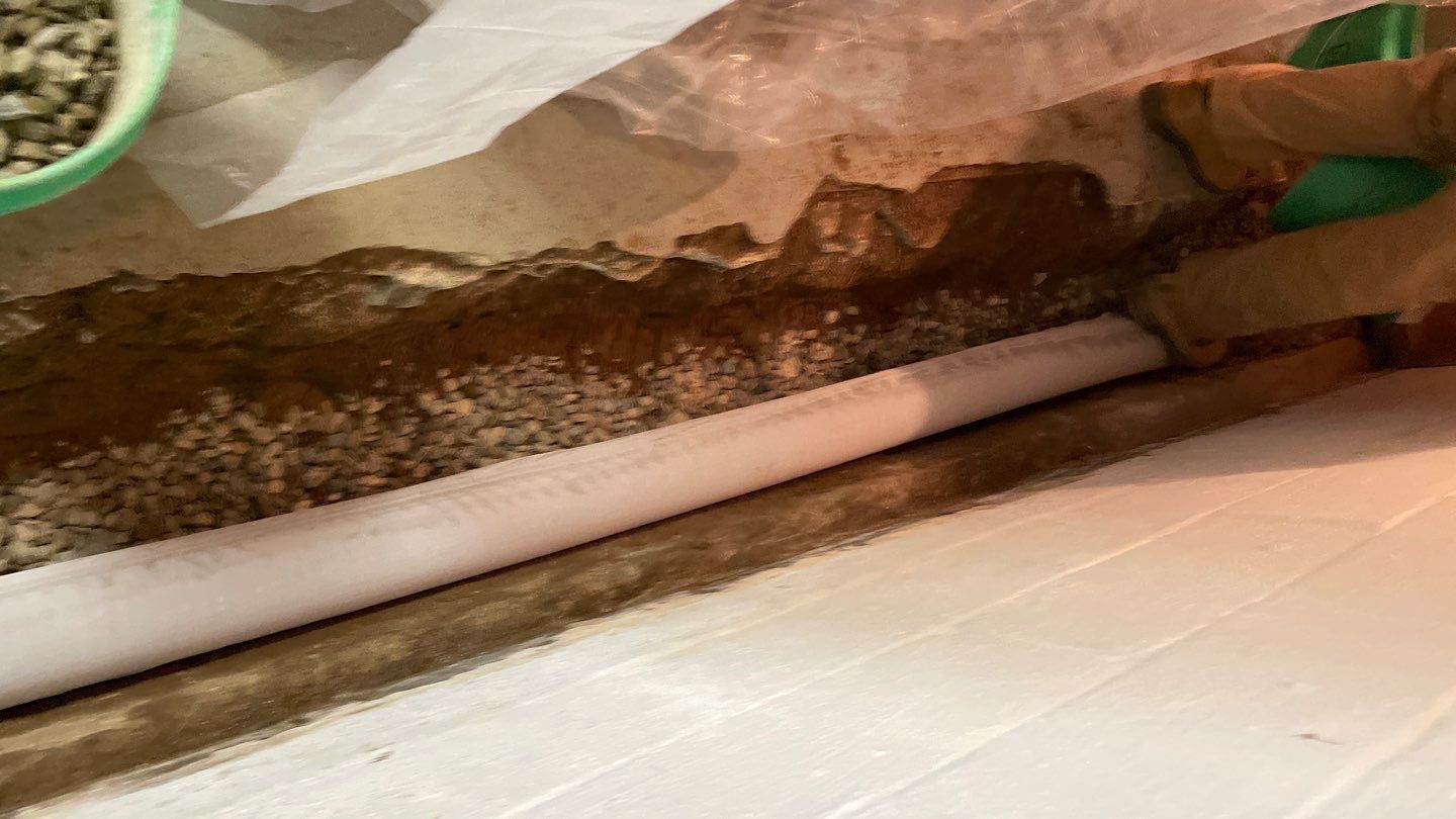 Interior Drain Tile & Yard French Drain in St. Paul, MN by Waterproofing Northeast