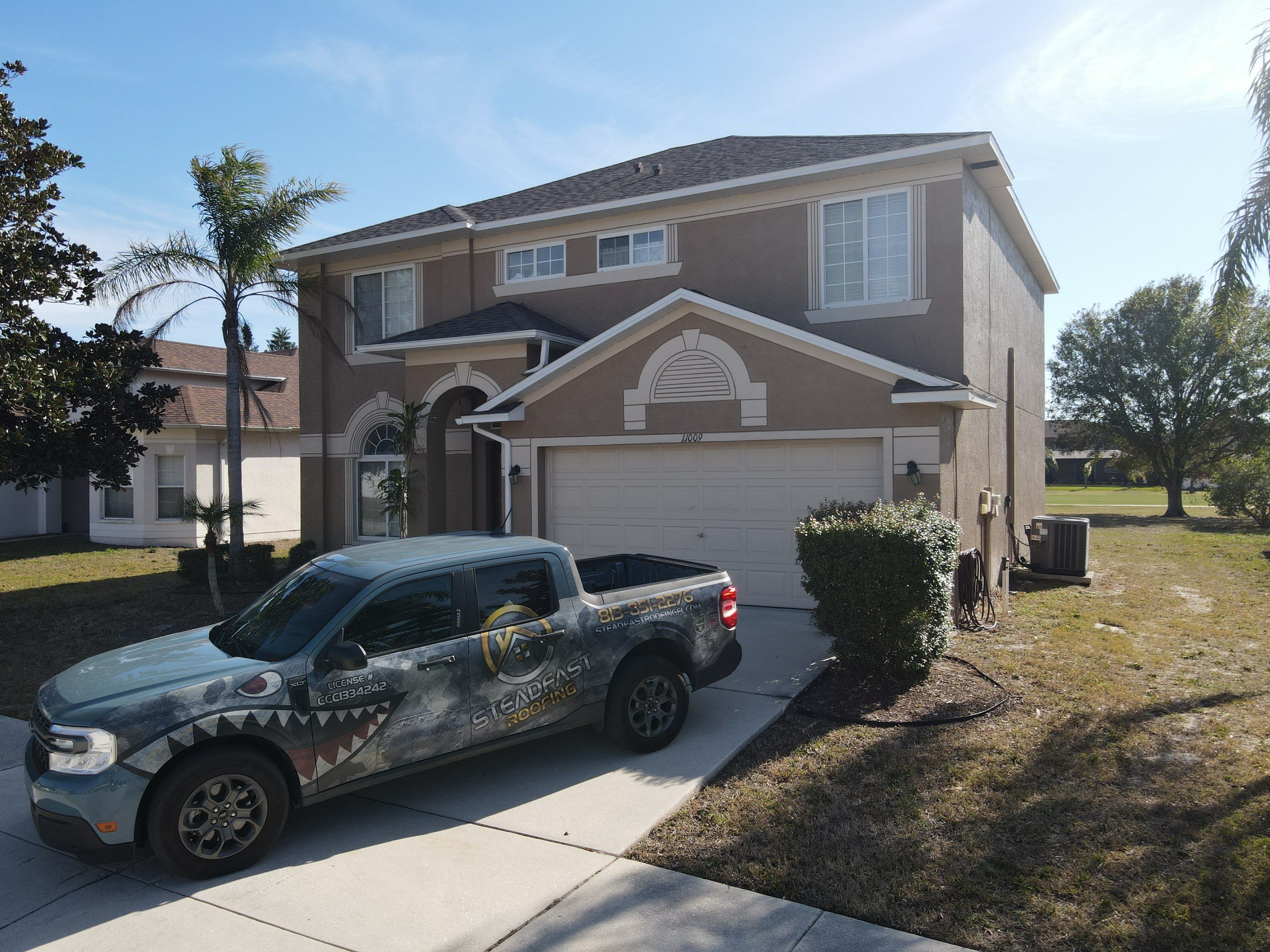 Roof Replacement in Riverview Fl. by Steadfast Roofing 