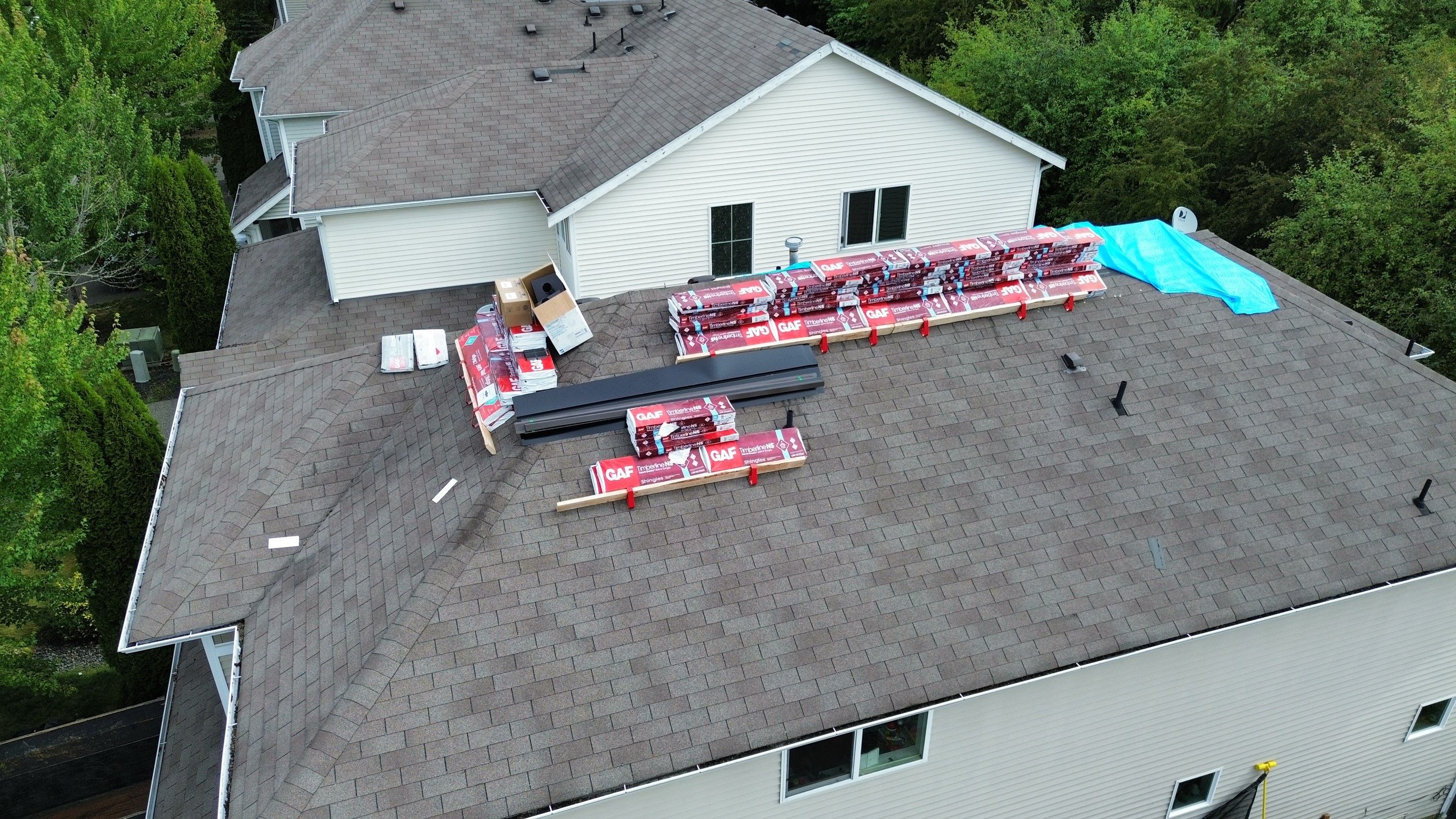 Spanaway WA, GAF Timberline NS, Weatherwood by Proline Roofing & Restoration LLC