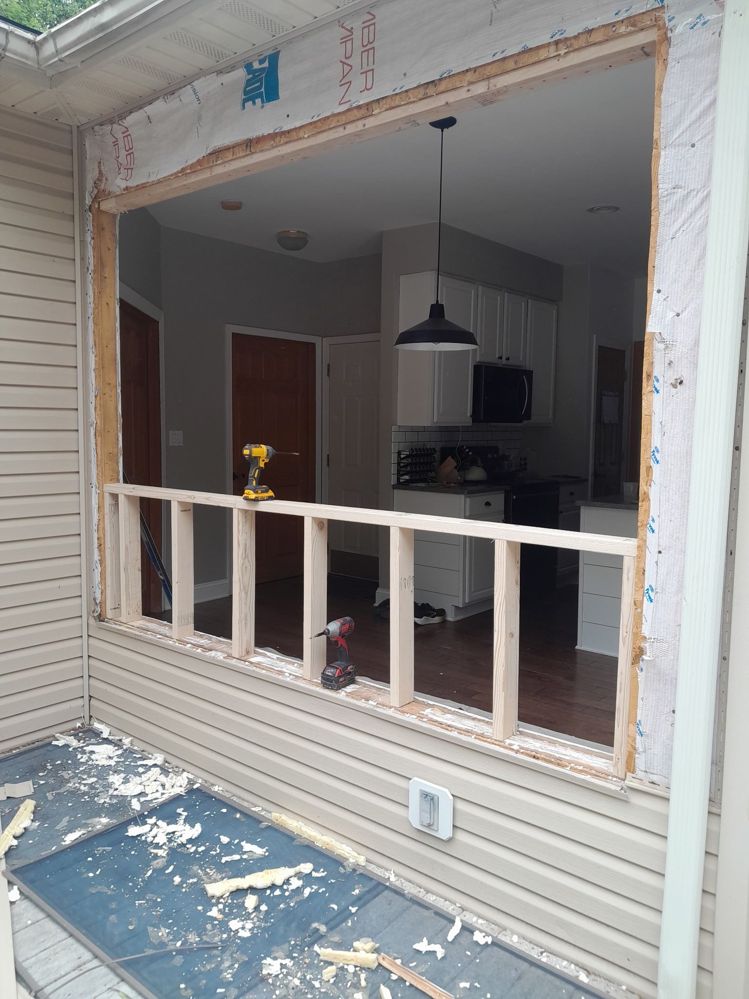Window replacement with minor carpentry and siding/gutter replacement. by Window Depot of Annapolis