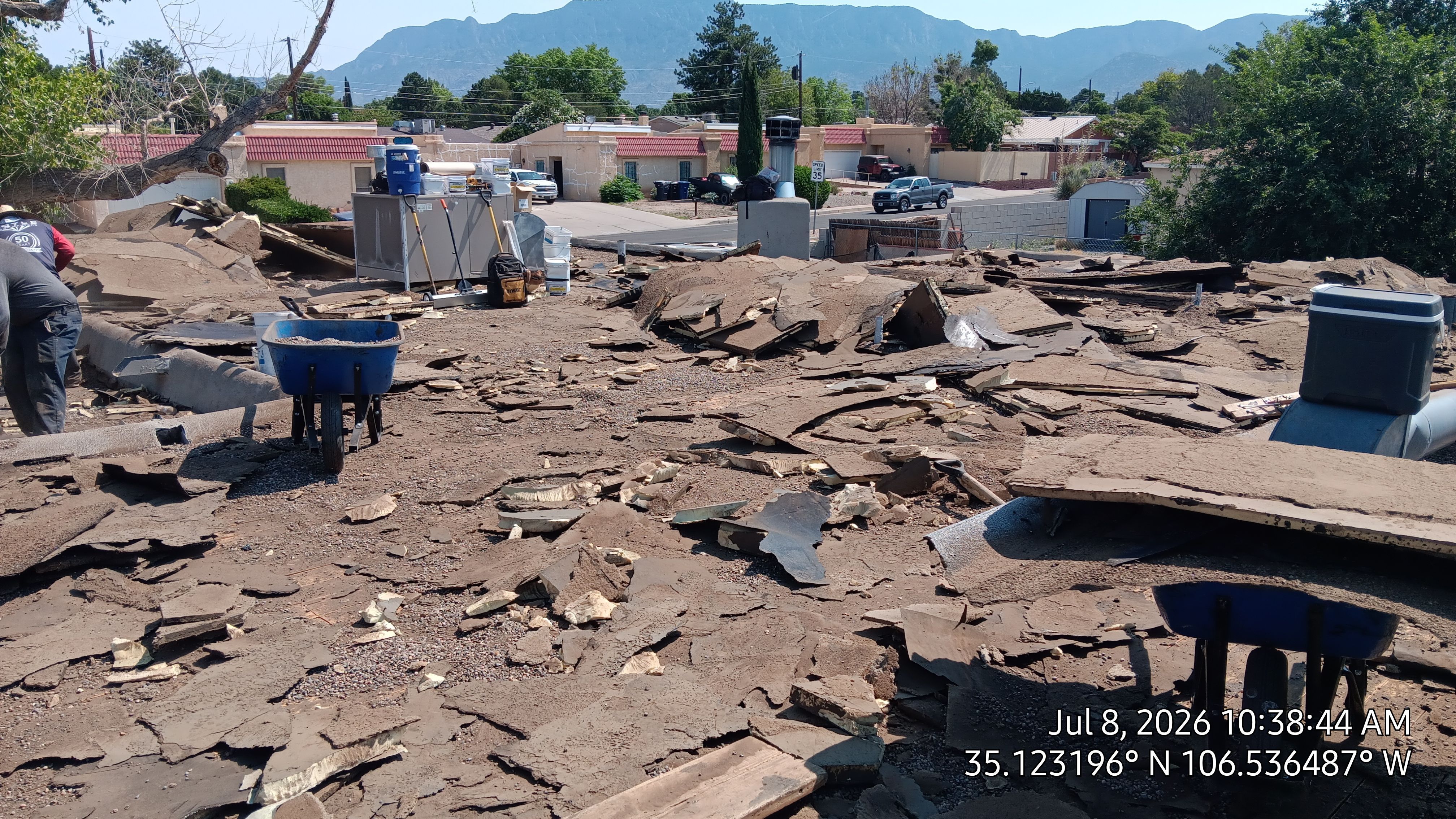 Albuquerque Tar and gravel replaced with Slope and TPO Membrane System by Doyle Roof Masters Inc