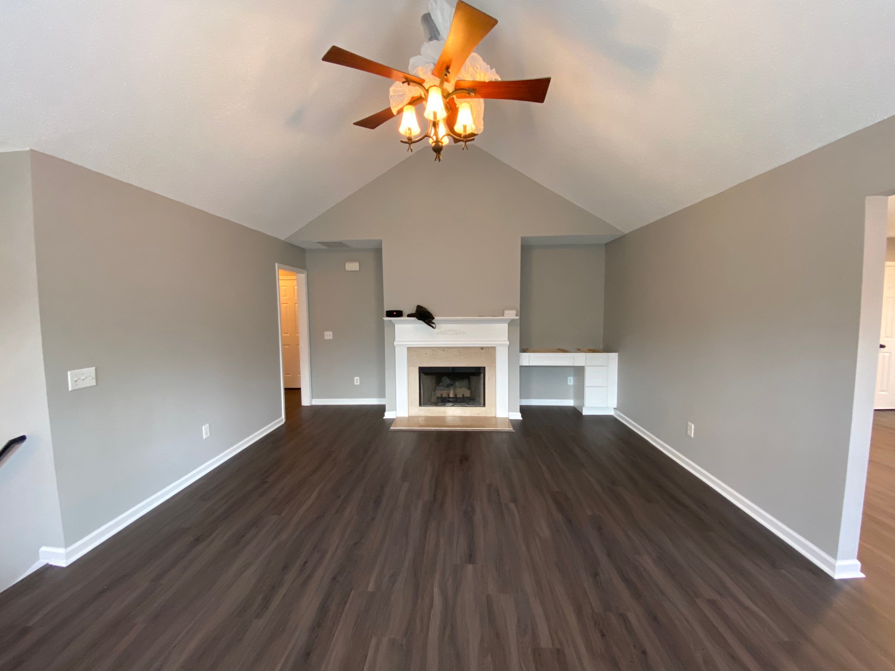 Dallas Georgia Interior Remodel Featuring White Shaker Cabinets and LVP Flooring by Swift Home Renovations