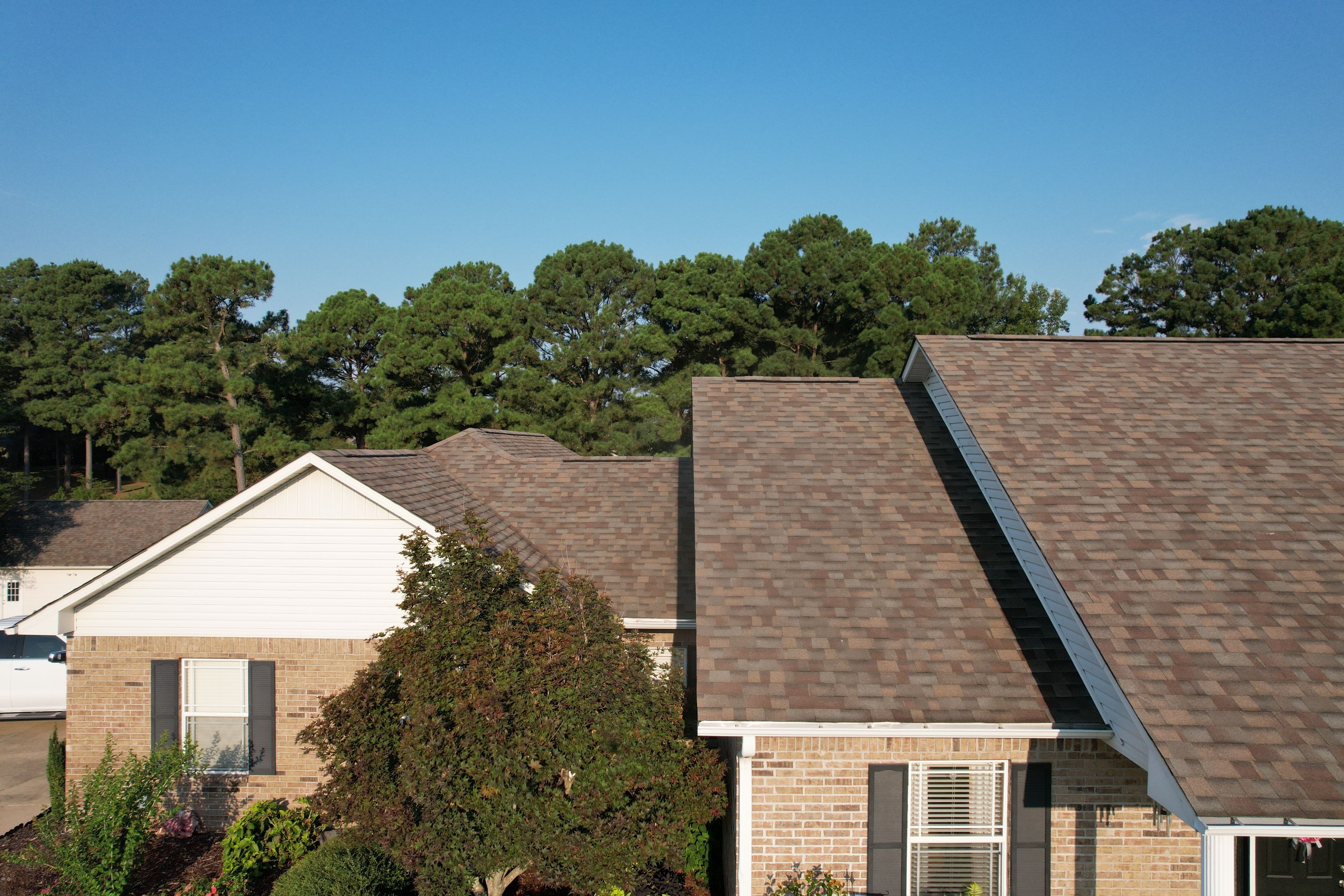 Residential Roofing Repair using Malarkey Highlander: Natural Wood by Hostetler Roofing