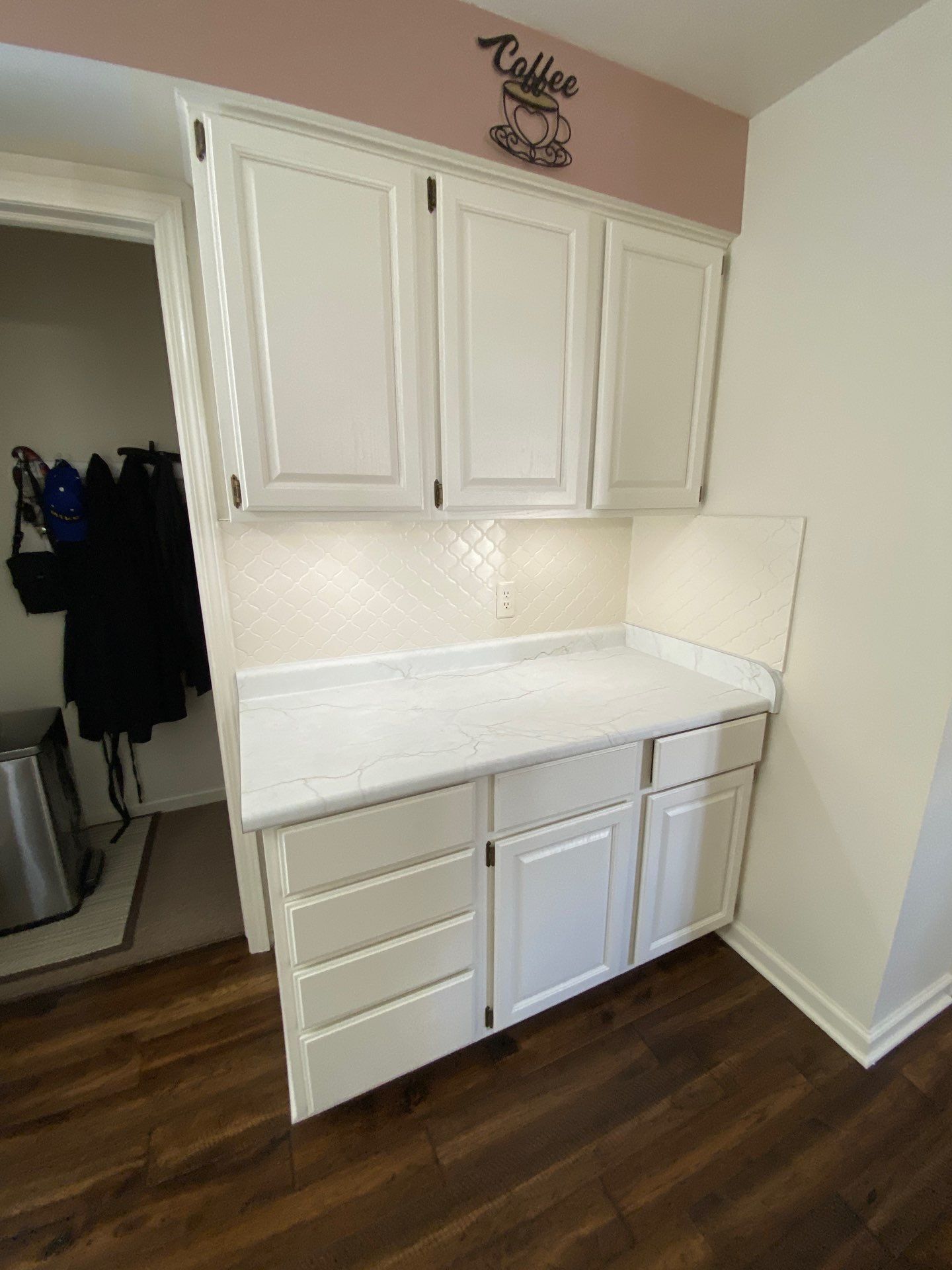 Oak Cabinet Refinishing Upgrade in Clinton Township by Top Shelf Painter