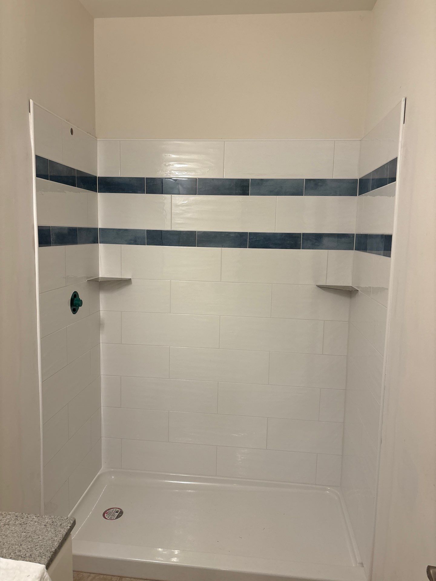Bathroom Remodel using Sherwin Williams Duration Satin finish by Laser Focused Solutions LLC
