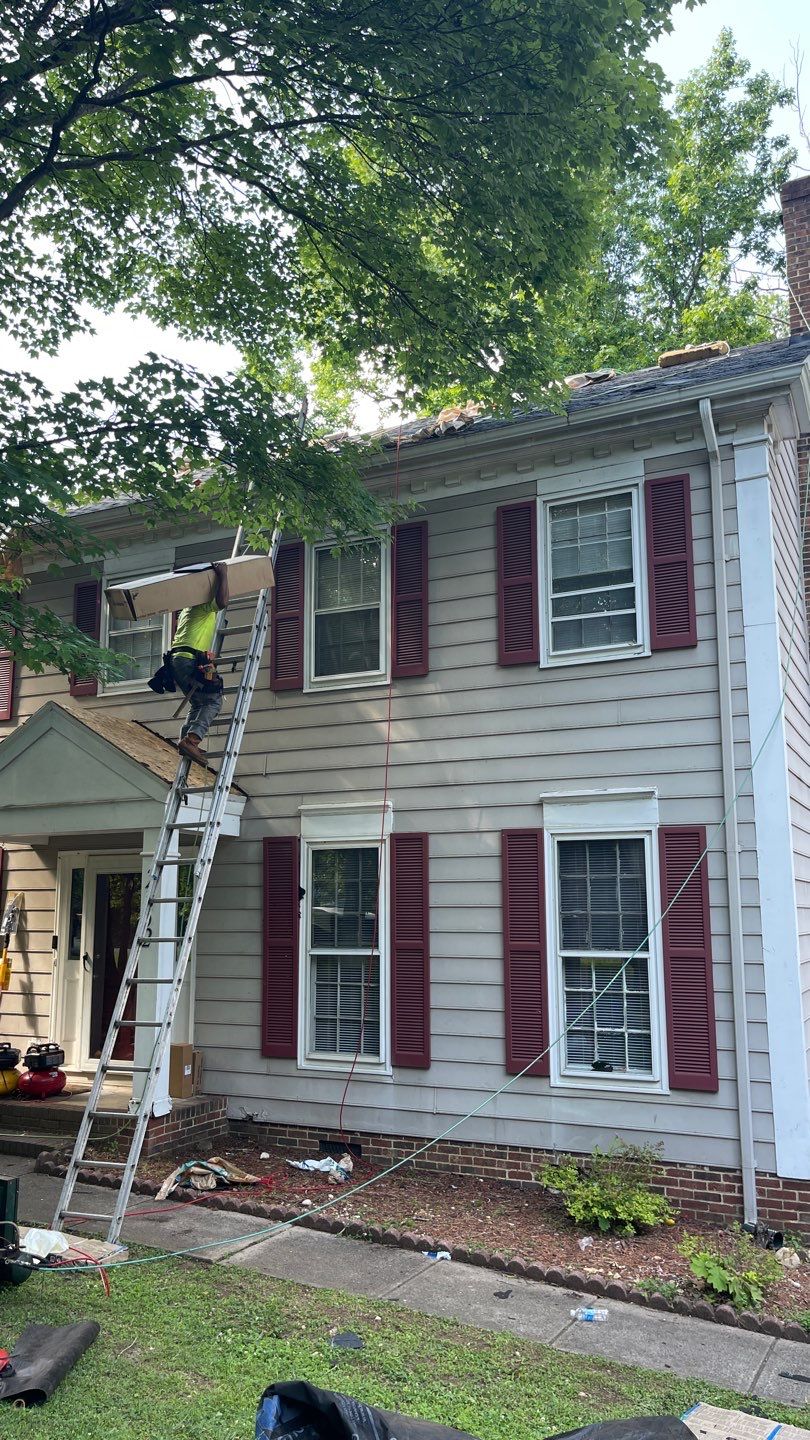 Roof replacement by wind damage by Just Brilliant Restoration JBR