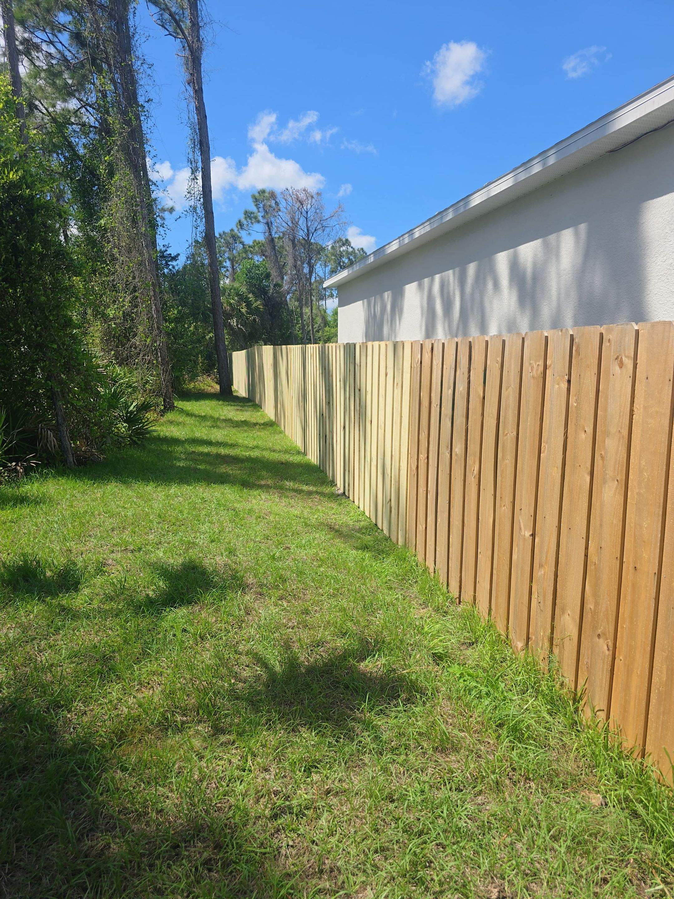 Wood Install in North Port by True Fence LLC