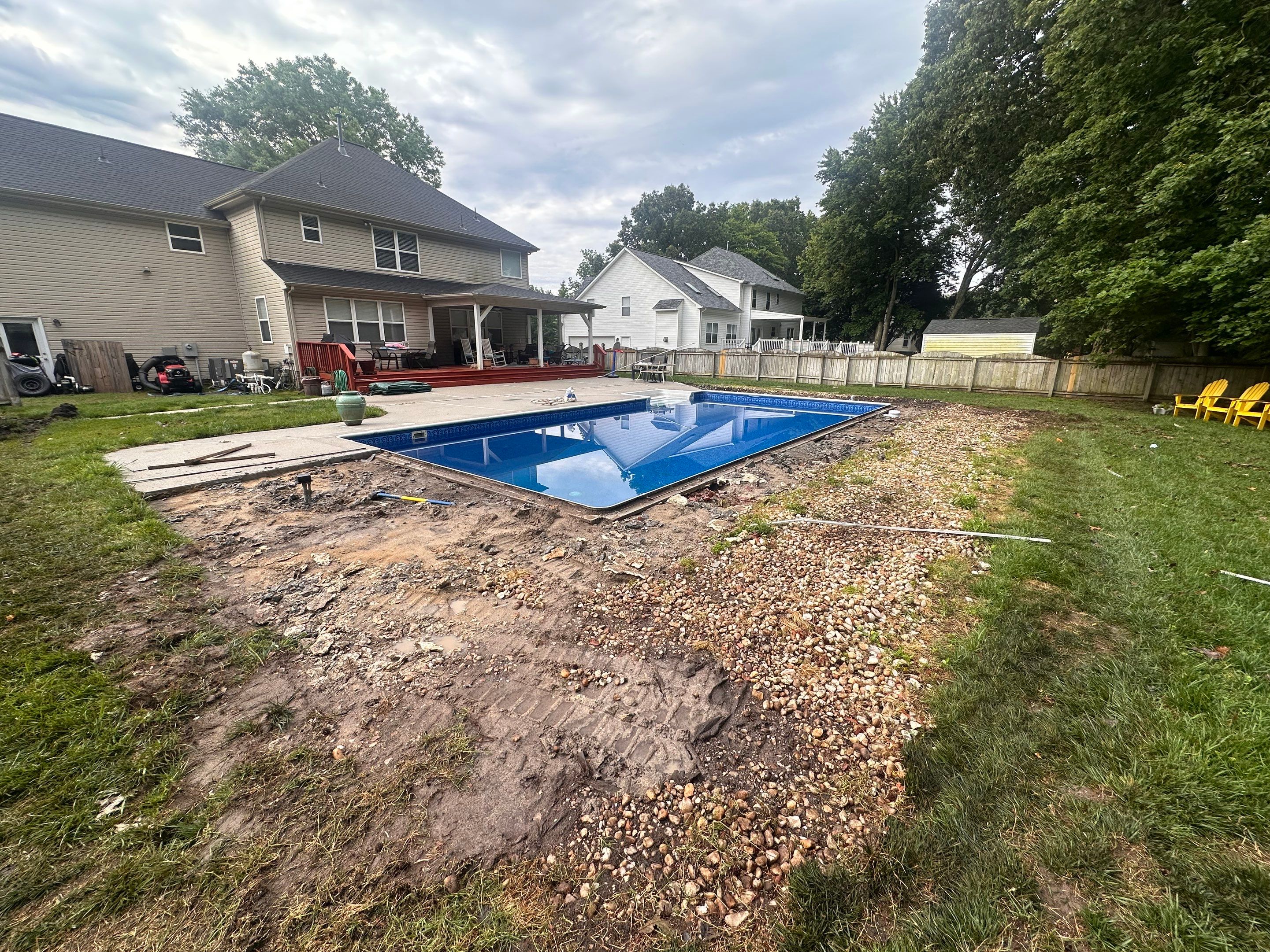 Project in Virginia Beach by Sam The Concrete Man Virginia Beach