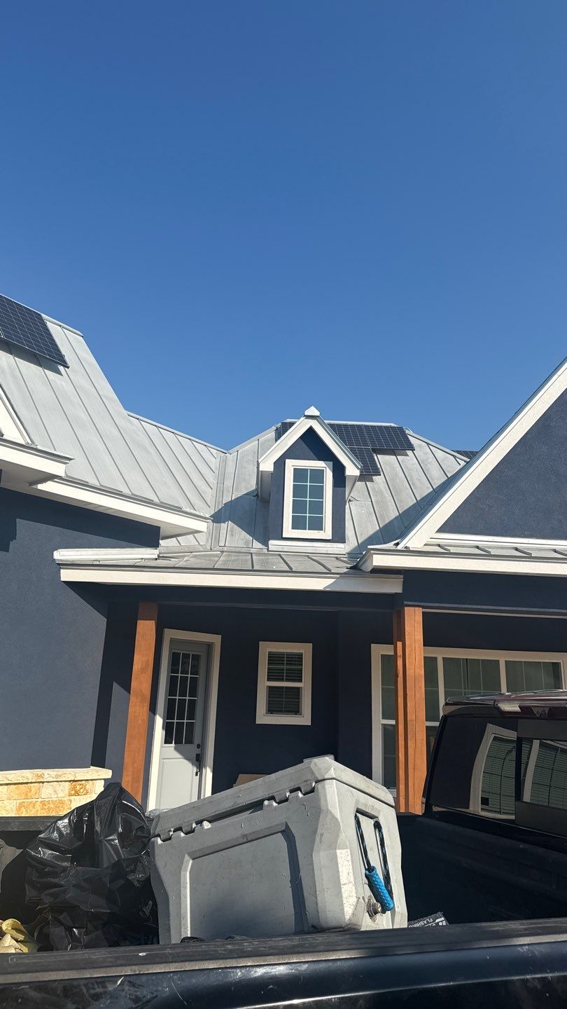 Metal Repairs & Gutter Install by First Out Roofing 