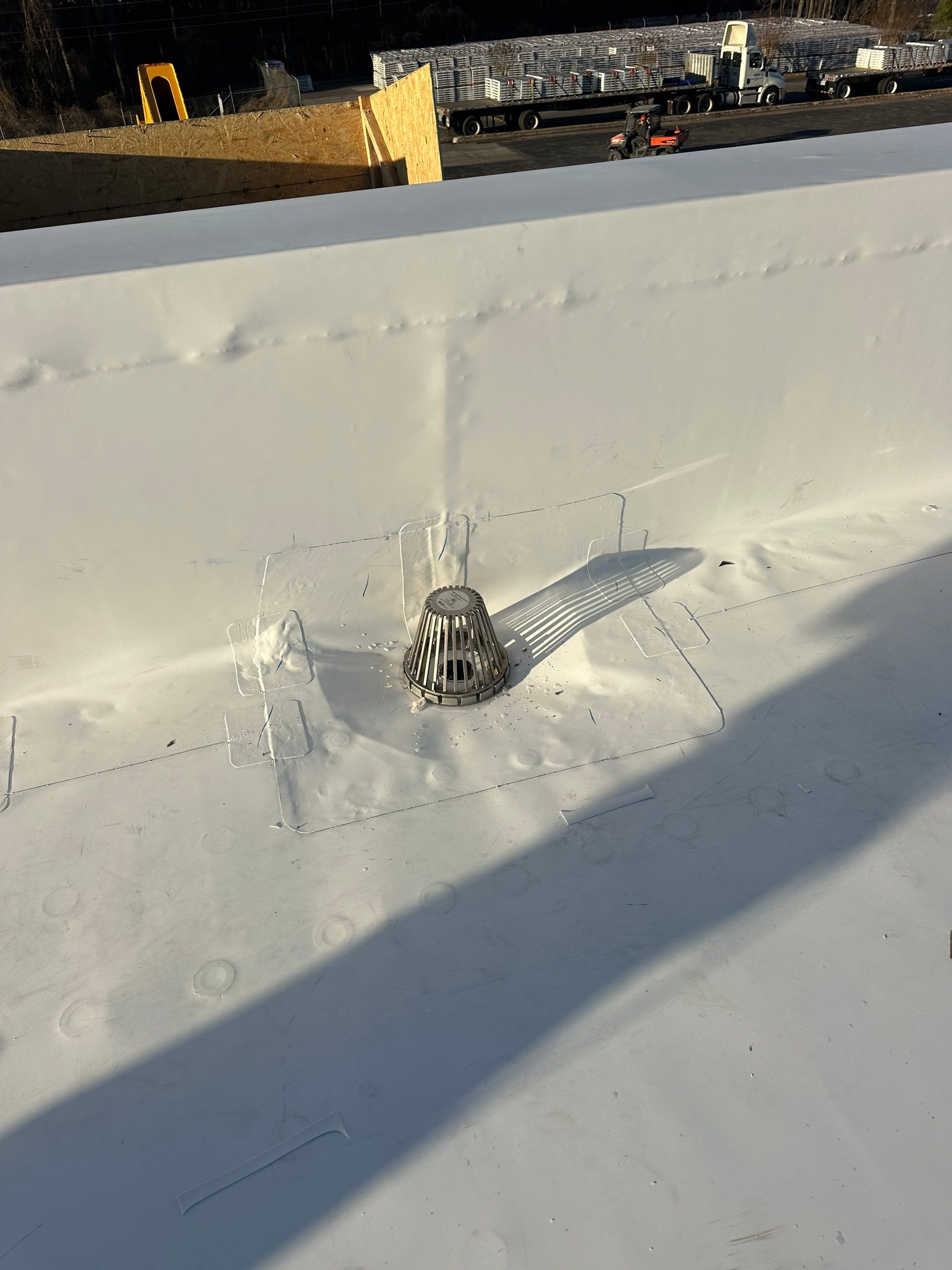 Project in Hampton, GA by Commercial Roofing Group