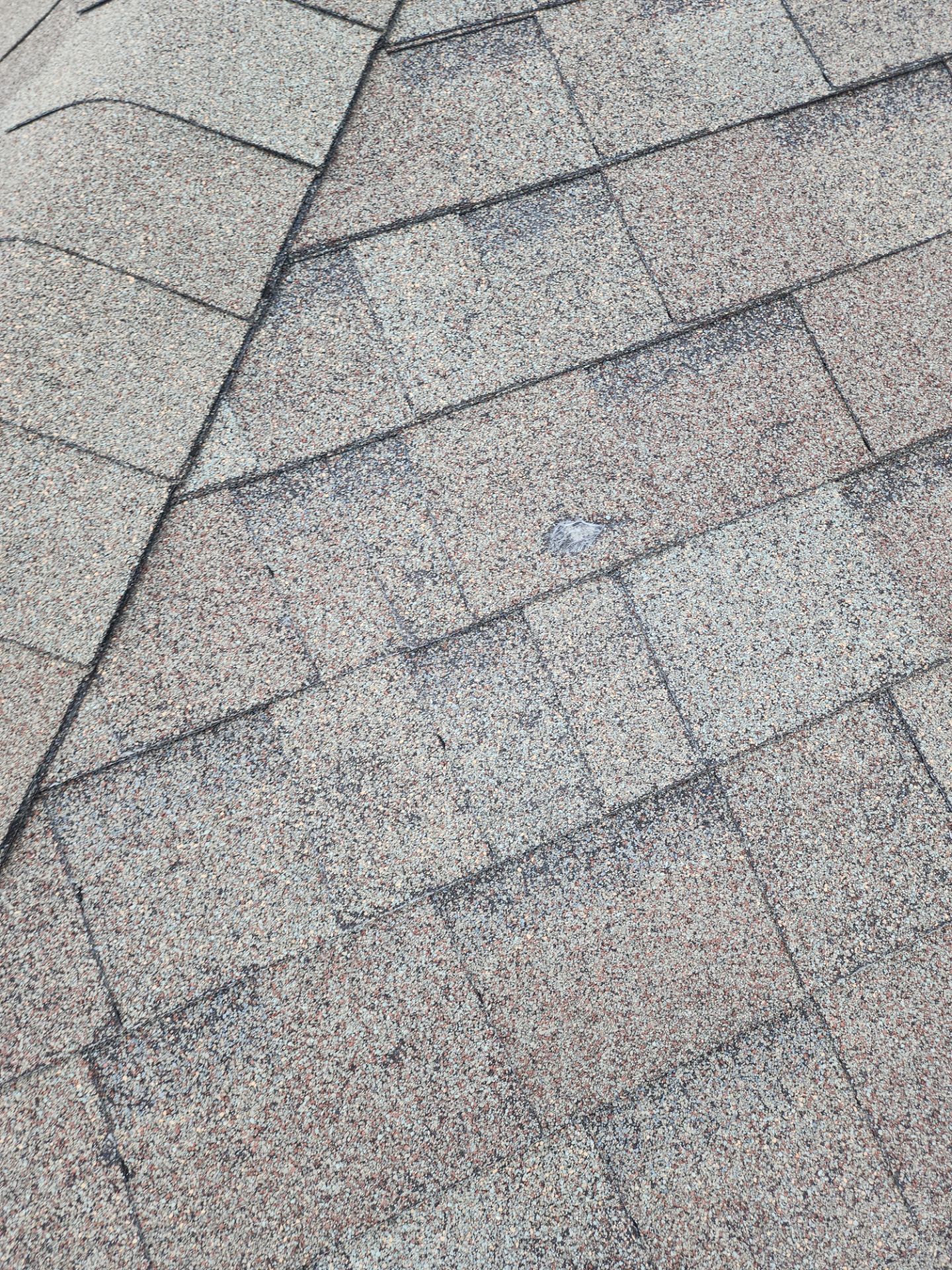 Hail Damage using Owen's Corning Duration (Lifetime) Shingles by Roof Repair Company