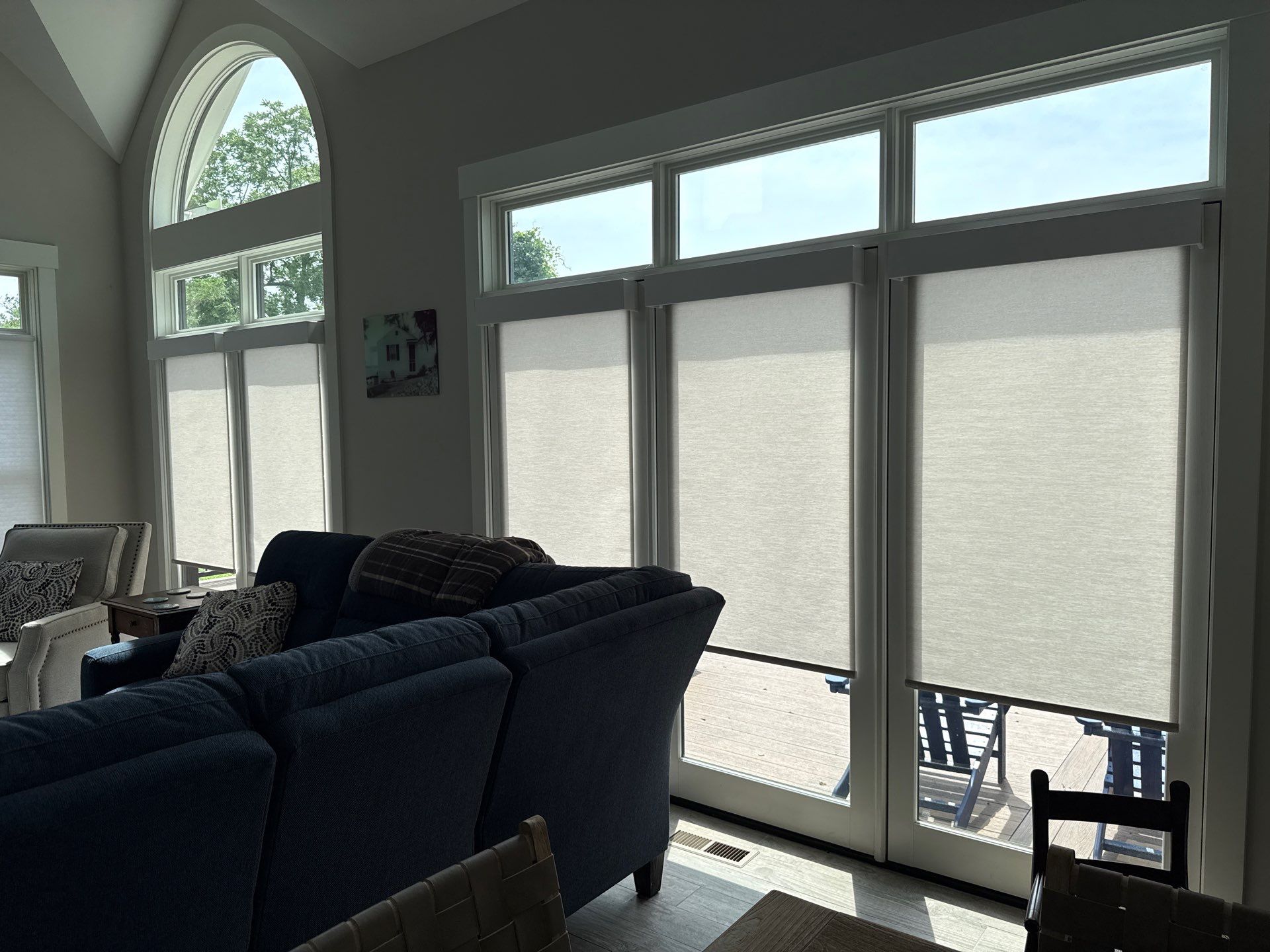 Roller Shade Project in Nanjemoy, MD by Southern Maryland Custom Blinds