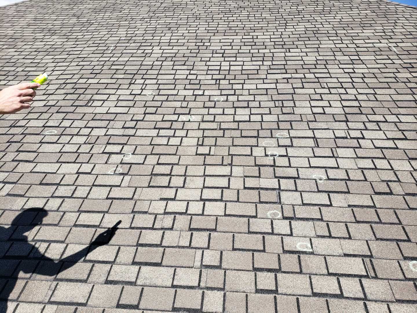 Hail Damage using GAF Timberline Ultra by The Roof Doctor