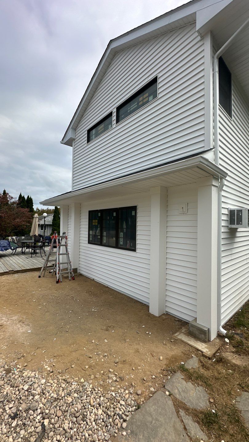 Full House Installation by Above All Gutters 