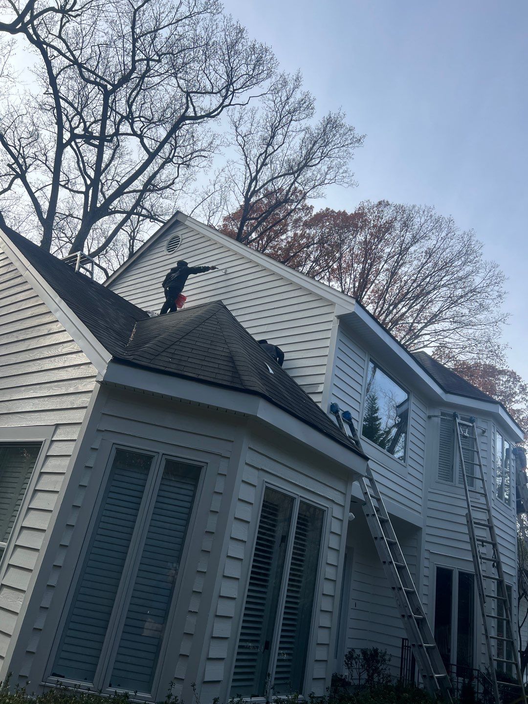 Arlington: Bevel Cedar Wood Siding Restoration by RM Banning, Inc.