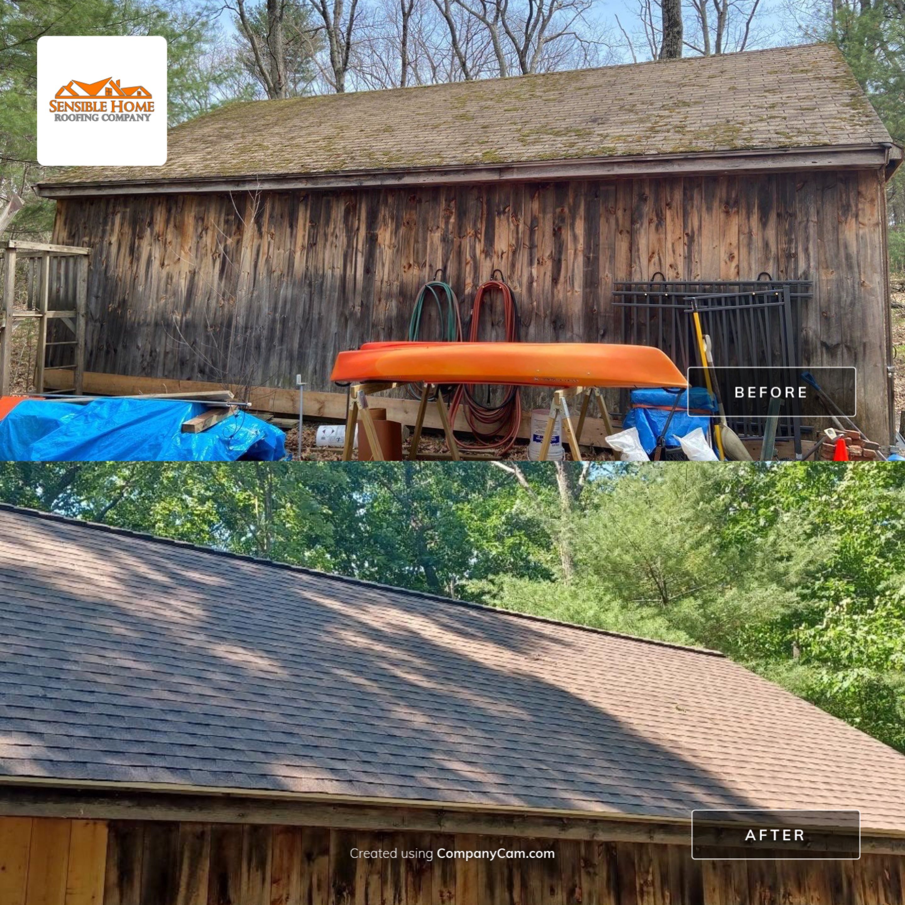 Residential Roofing Installation using GAF Timberline HDZ by Sensible Home Solutions