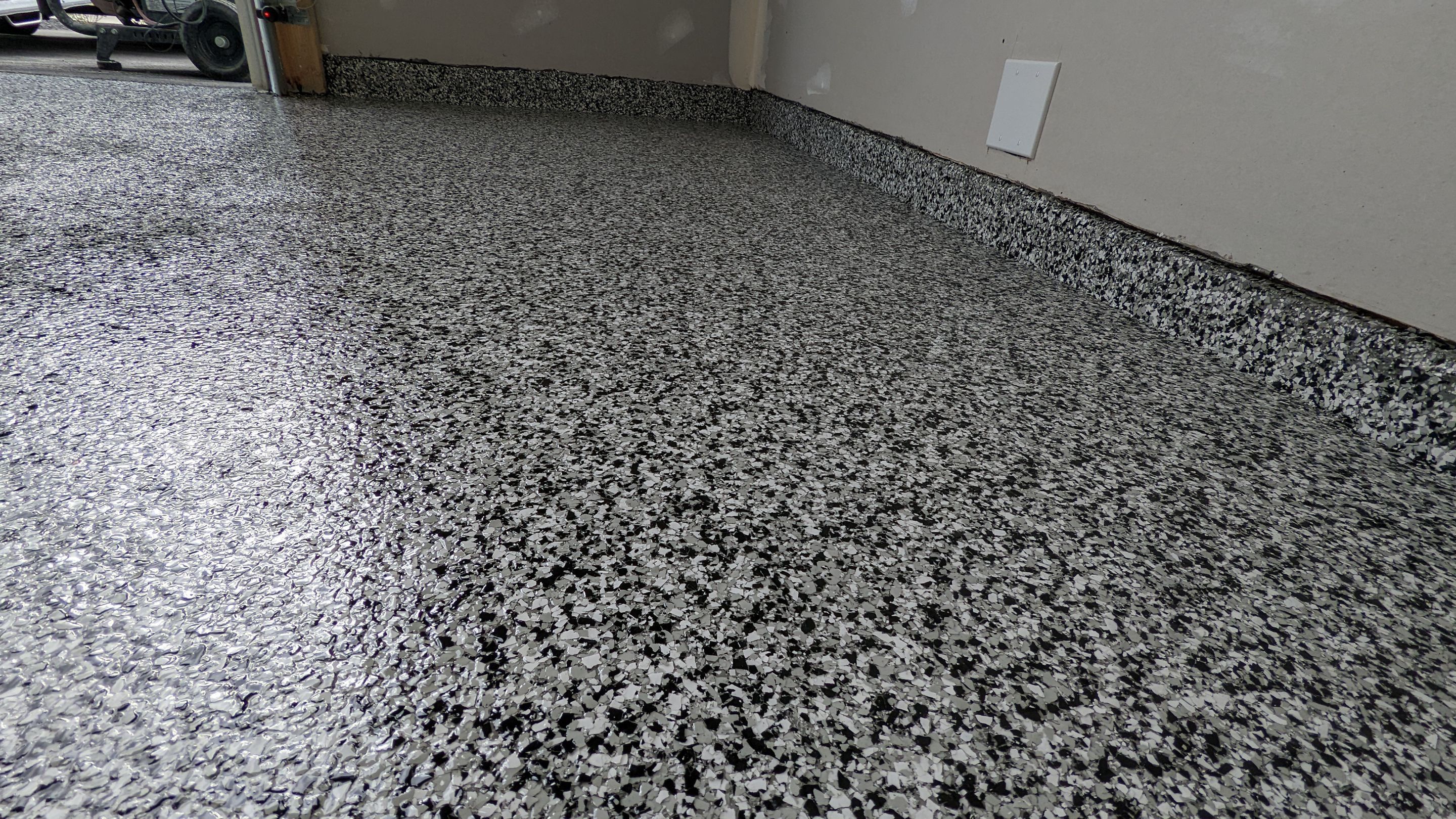 Garage Transformation using Domino by Croc Coatings, LLC