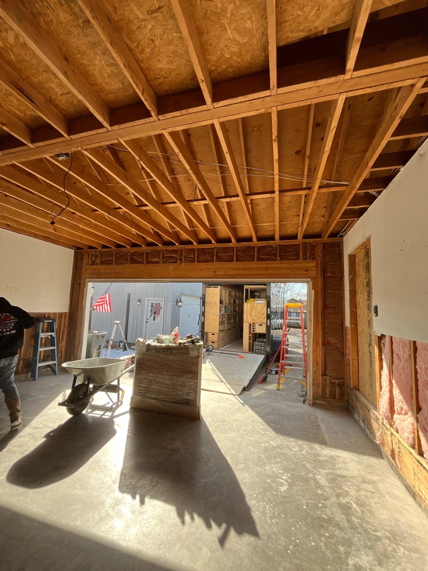 Garage Remodel And added Porch by Skilled Construction LLC