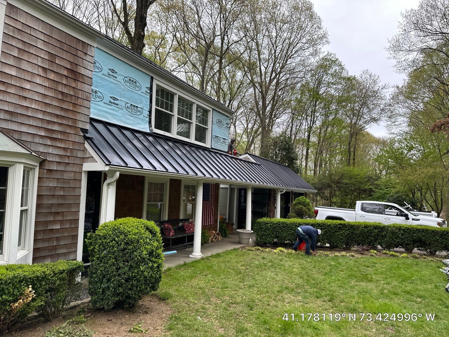 Residential Roofing Installation using Owens Corning TruDefinition Duration - Estate Gray by A Plus Exterior