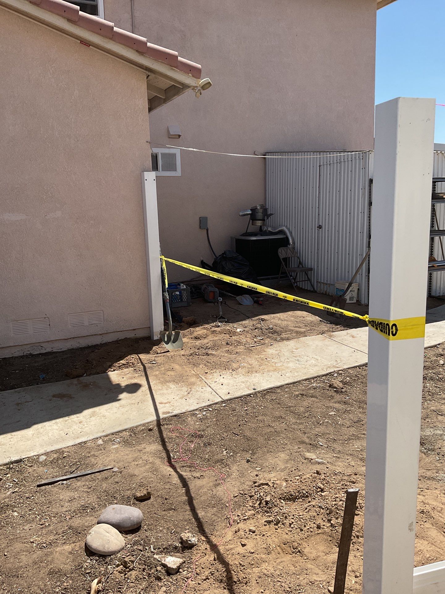 Fence Installation using Vinyl by Fence Guys Inc.