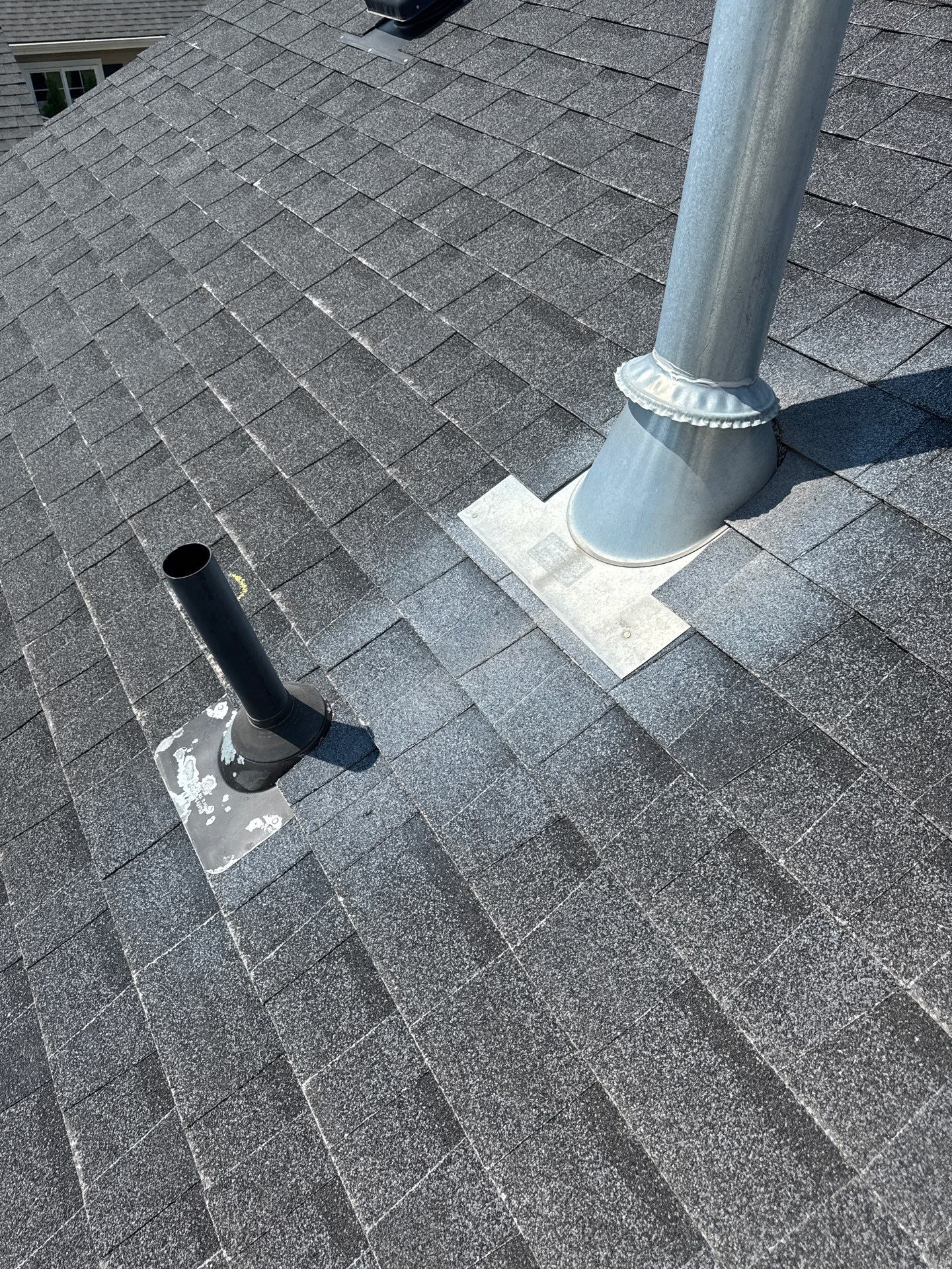 Meridian Residential Roof Replacement Using Dark Gray Architectural Shingles by Olive Roofing