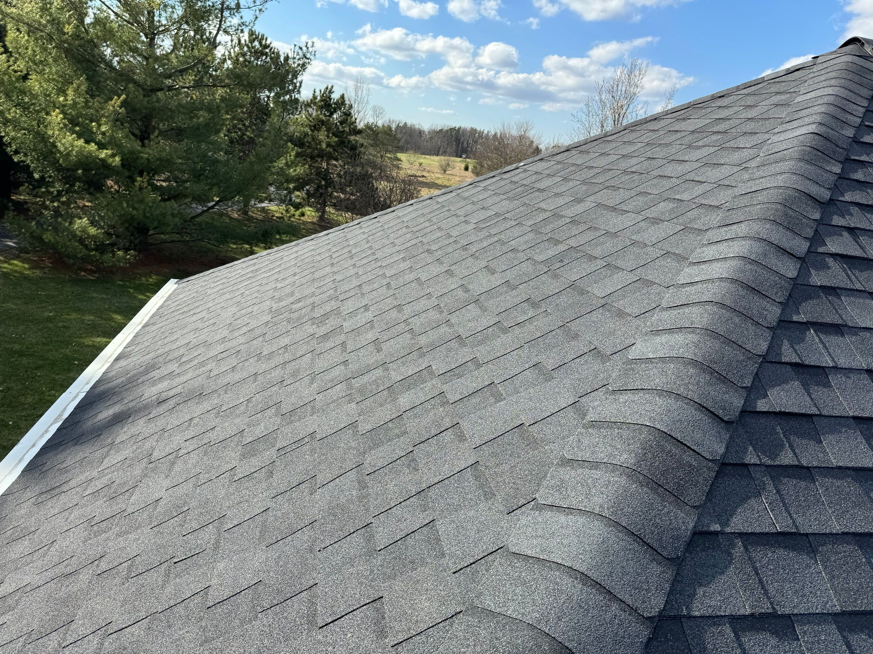 Residential Roofing Installation using Certainteed Landmark ClimateFlex by GRACCO