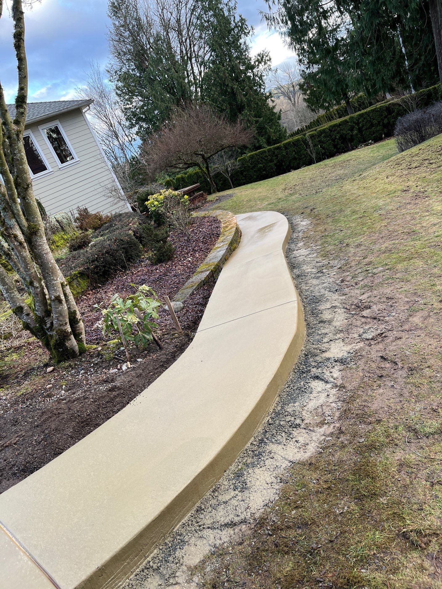 Paul | Aggregate Concrete Walkway by Jireh Asphalt & Concrete Inc 