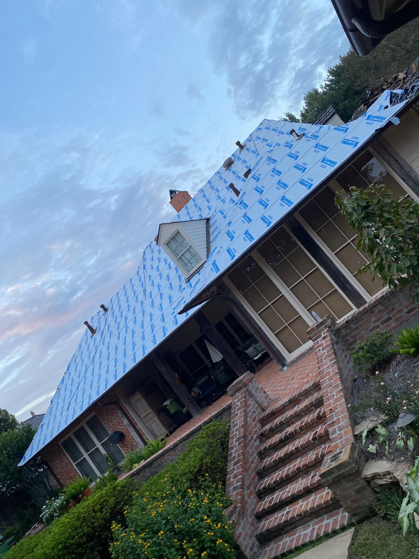 Slate Install on an A Hays Town Home by Ahm Construction LLC