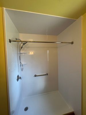 Walk-In Tub to Shower Installation 