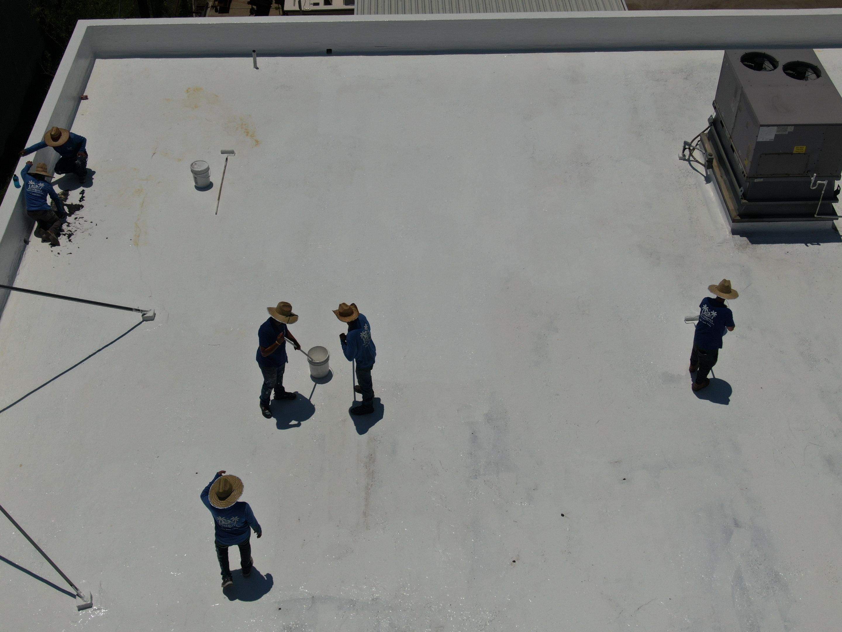 Dirty leaking Gravel Roof by Bayfront Roofing and Construction