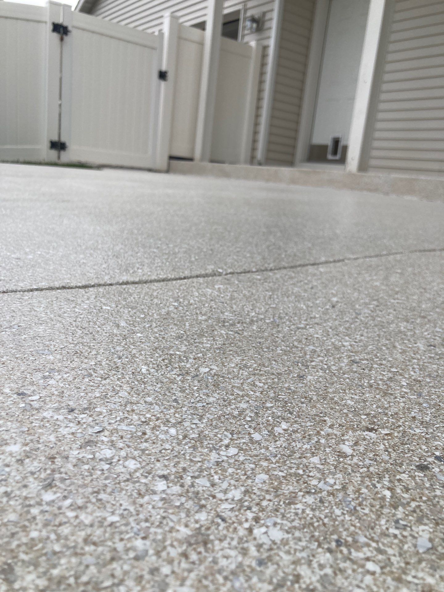 Patio Transformation using Sandstone by Croc Coatings, LLC