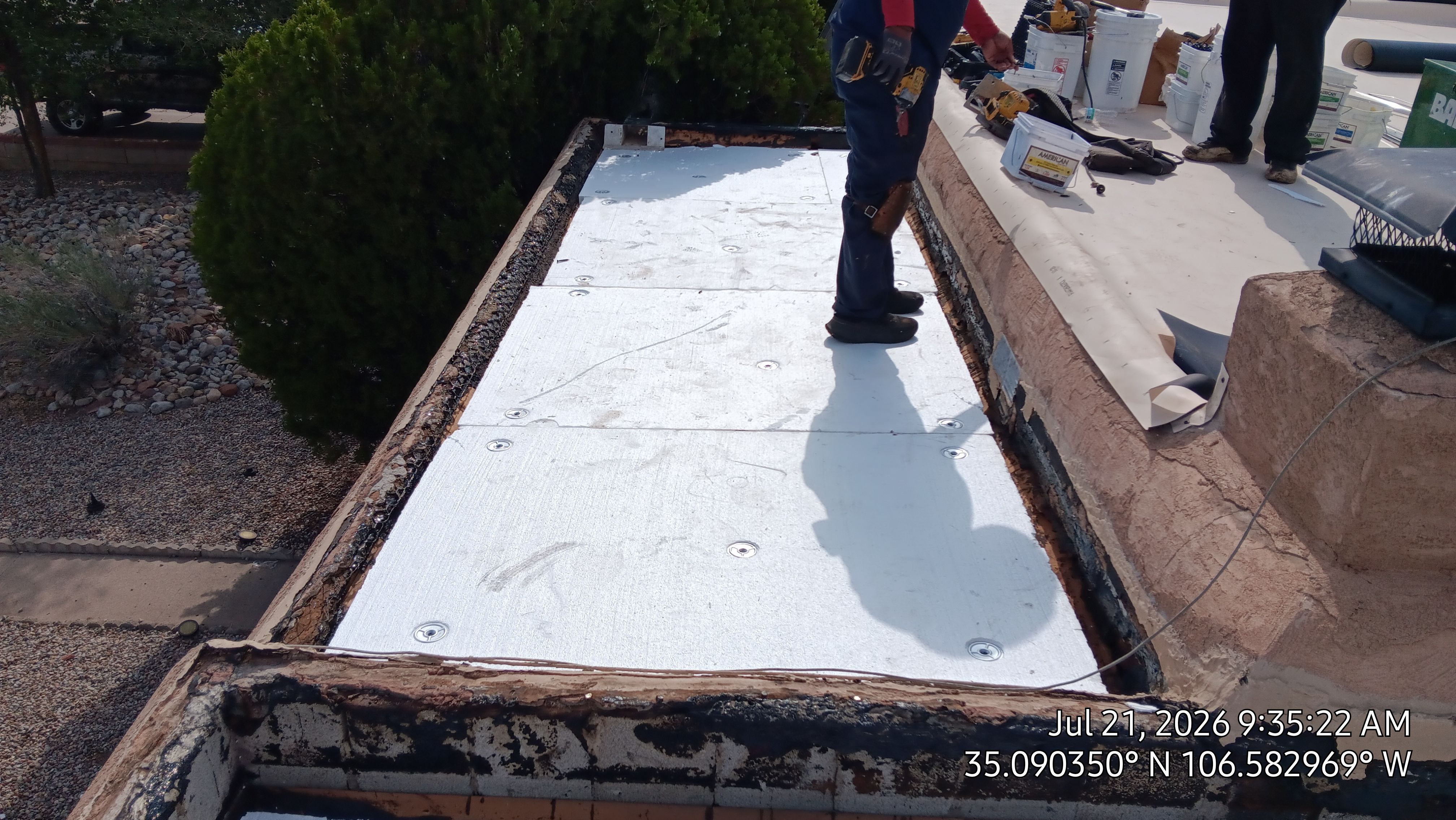 Albuquerque TPO Roof Replacement With EPS Taper slope by Doyle Roof Masters Inc