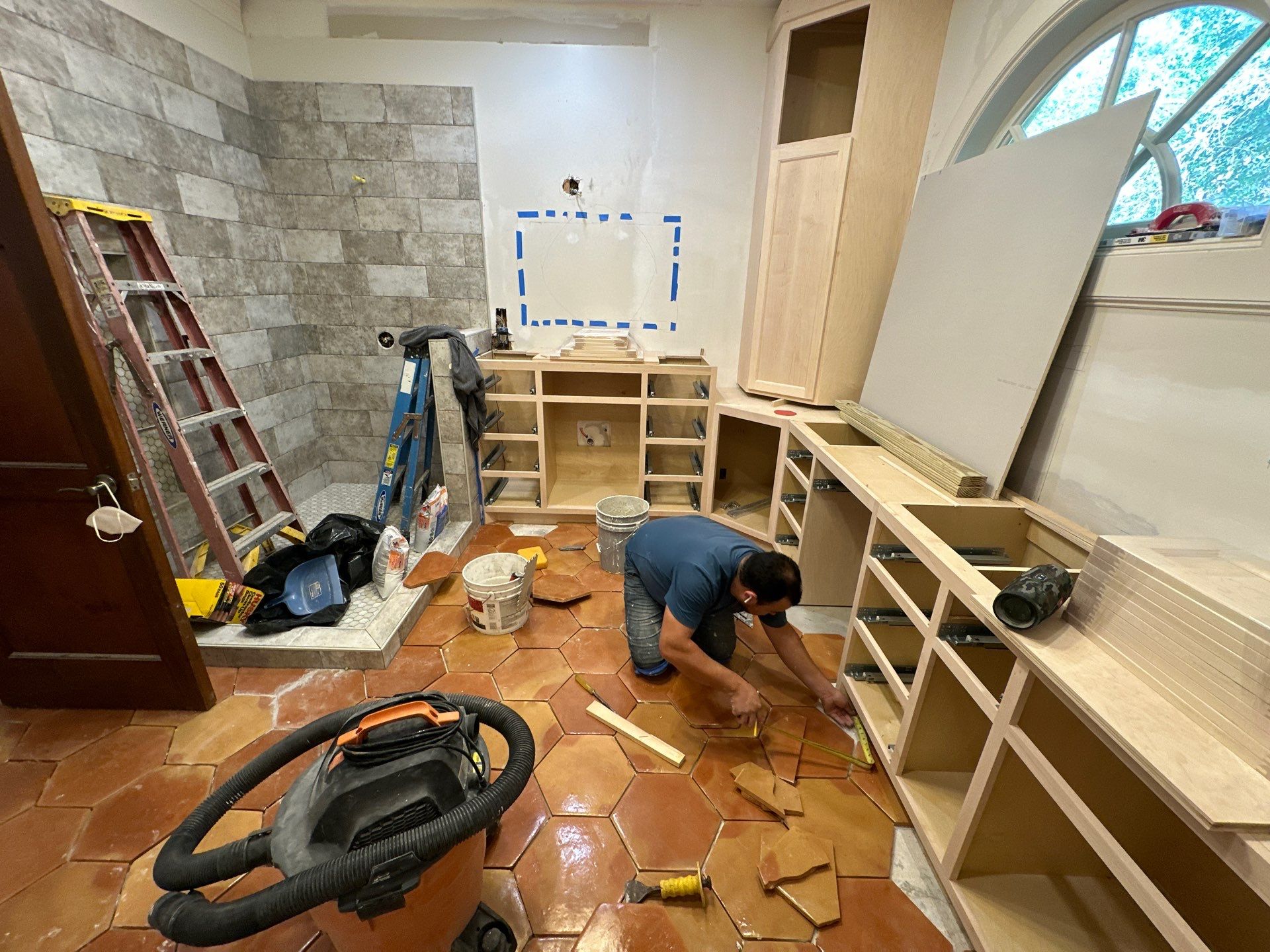 Bathroom Remodel and Flooring in Tomball, TX by SophAlx LLC