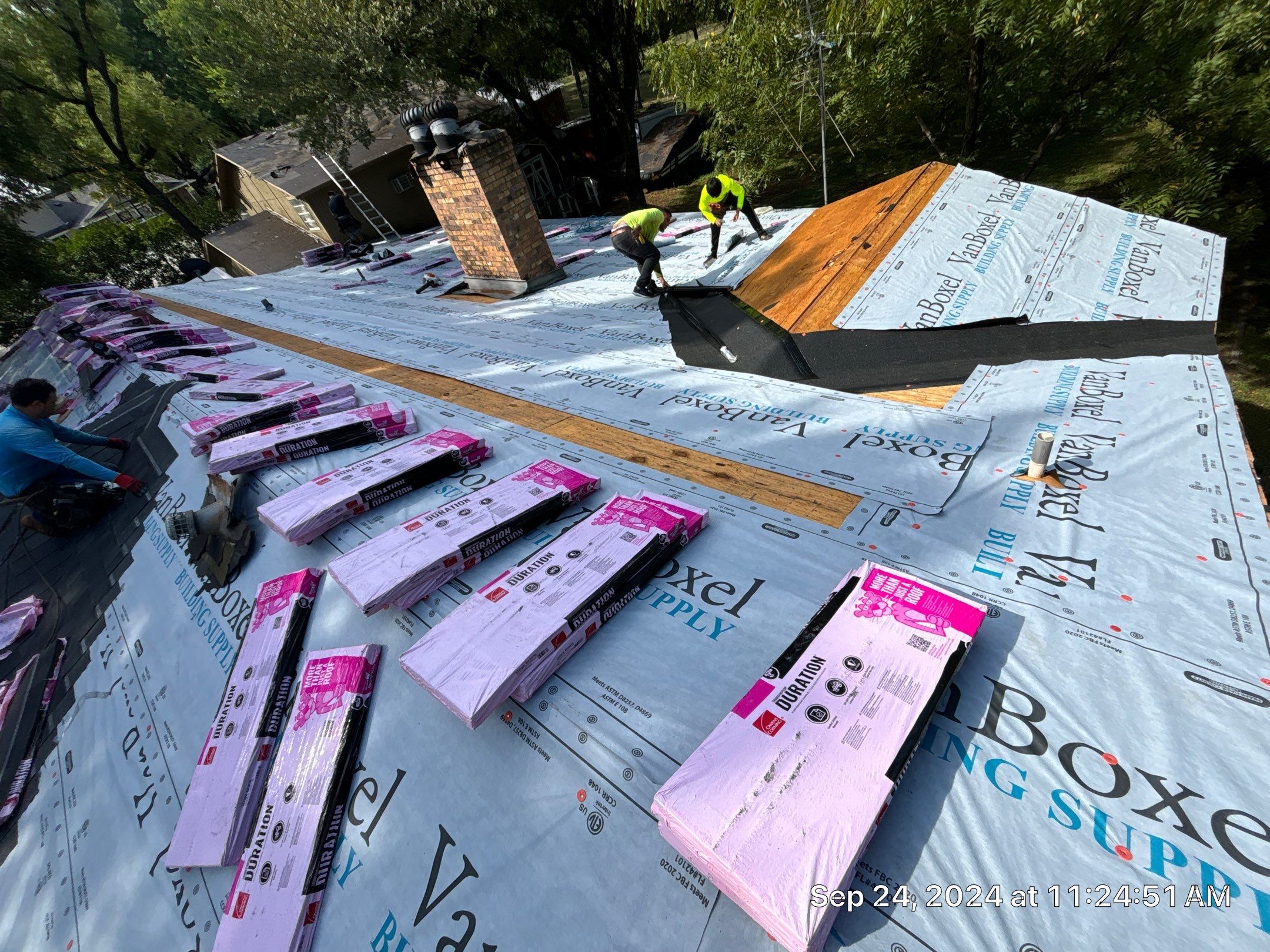 Reroof After Hail Storm by Berry Good Roofing 