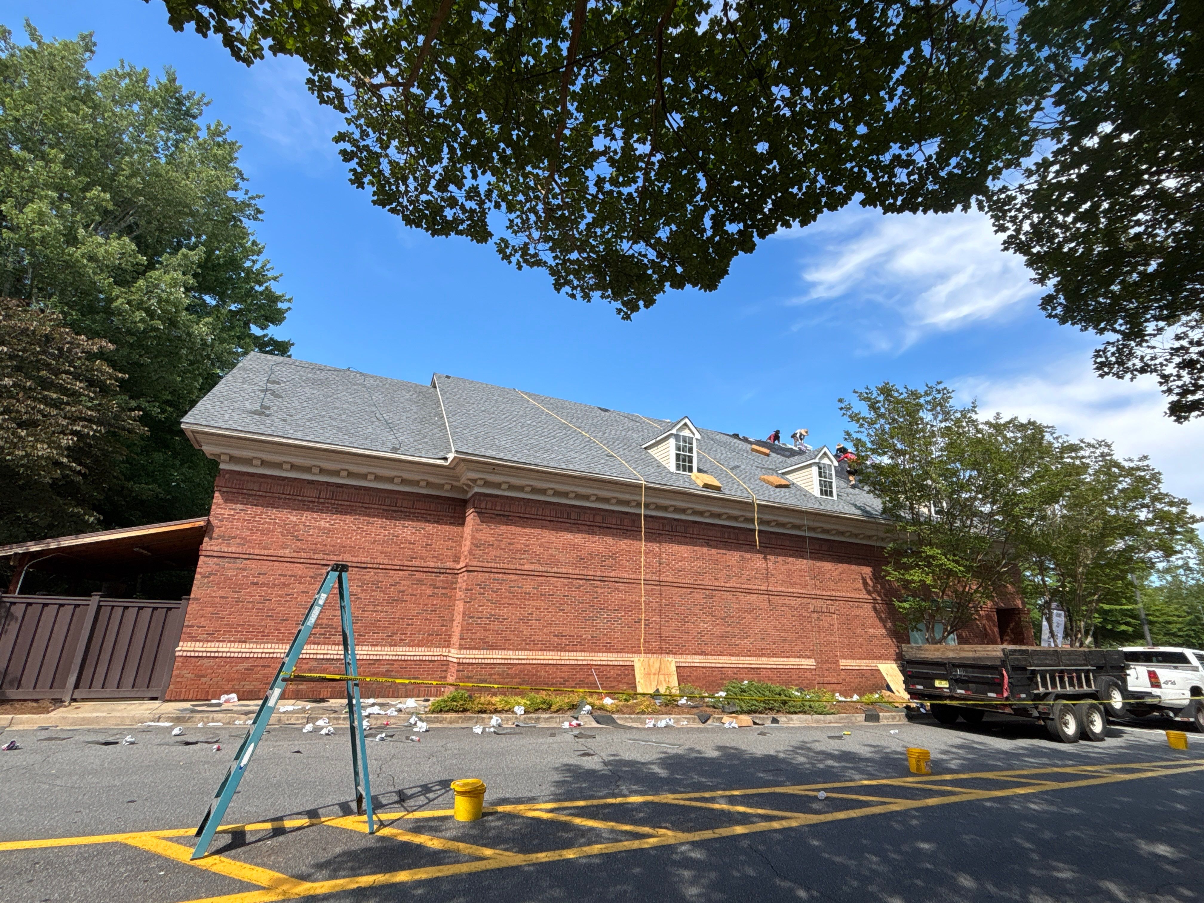 Roof repair by Deerfield Roofing LLC