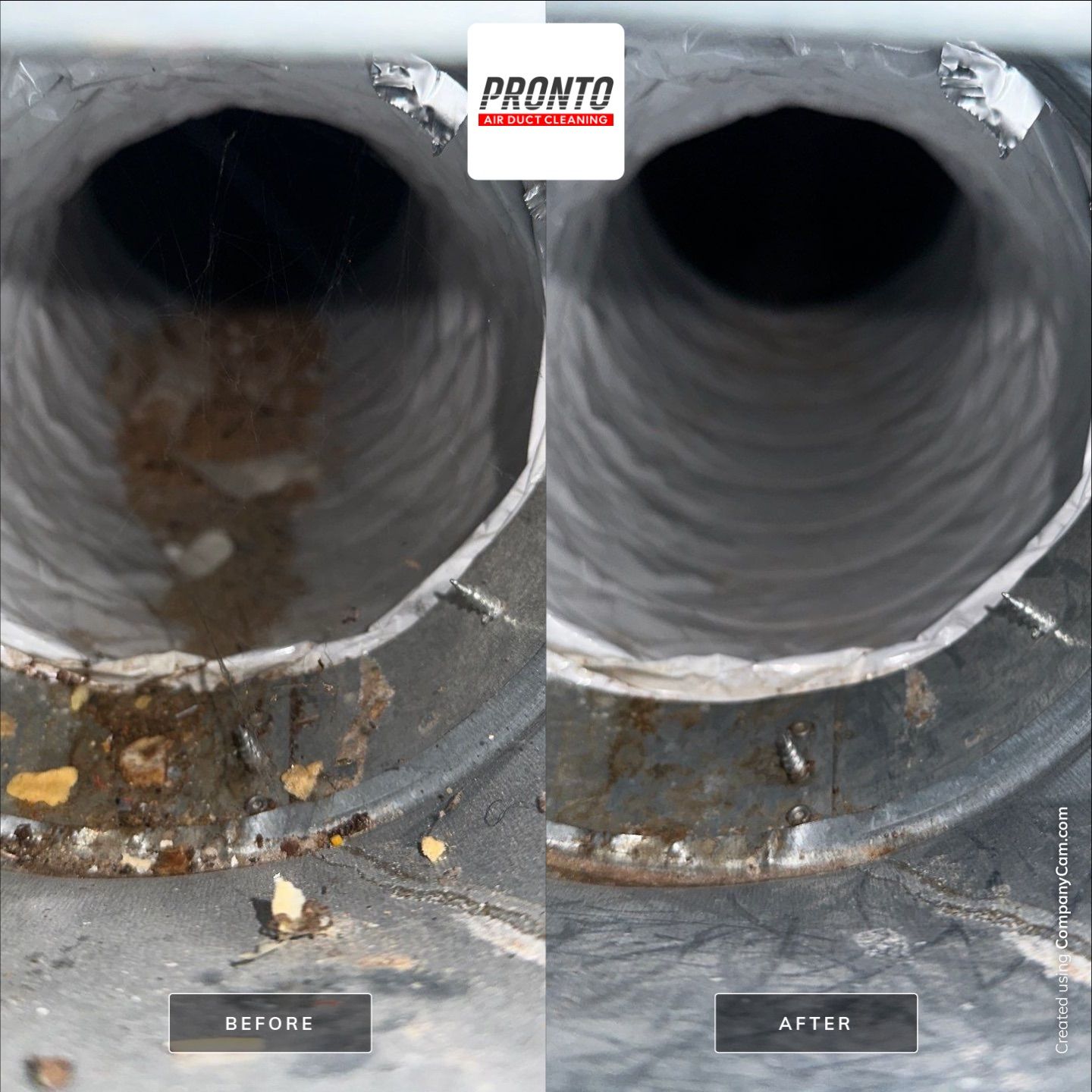 Air duct cleaning using Hypervac by Pronto Air Duct Cleaning