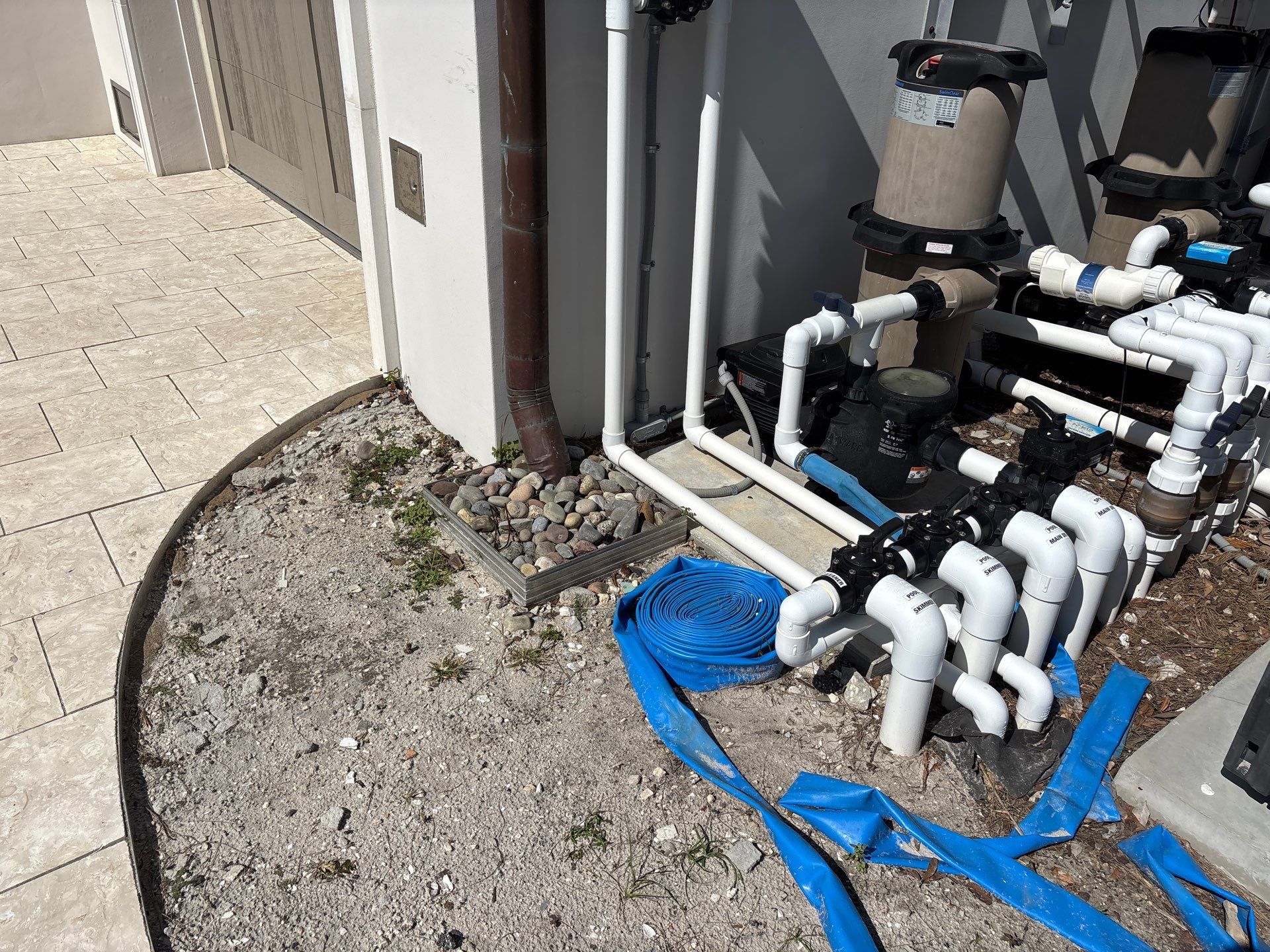 Gutter Installation using Half Round Seamless Gutters in Tampa FL by Gutter Professors