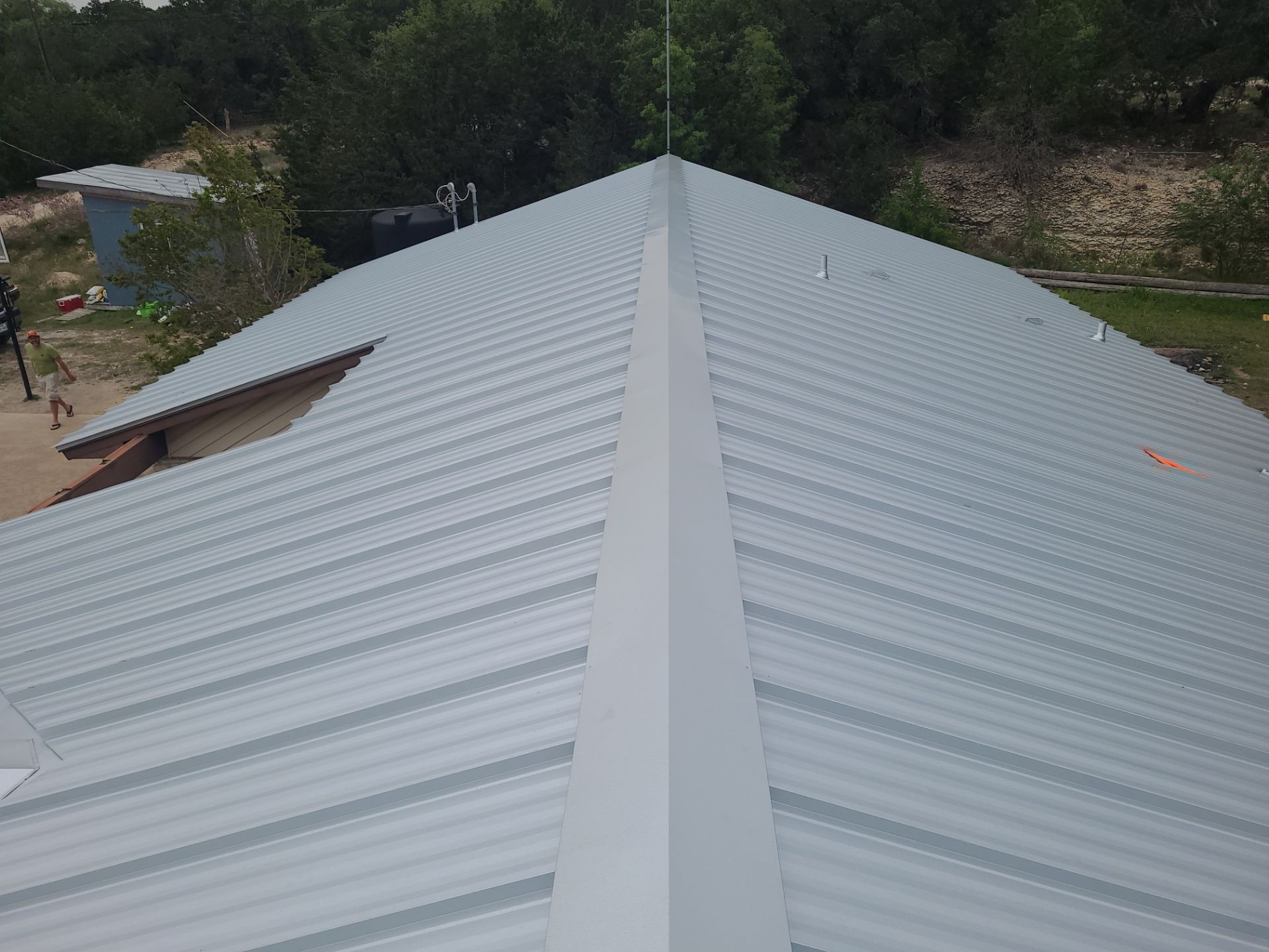 Galvalume Standing Seam offers a 45-year finish warranty! by Oakwood Roofing and Construction, LLC