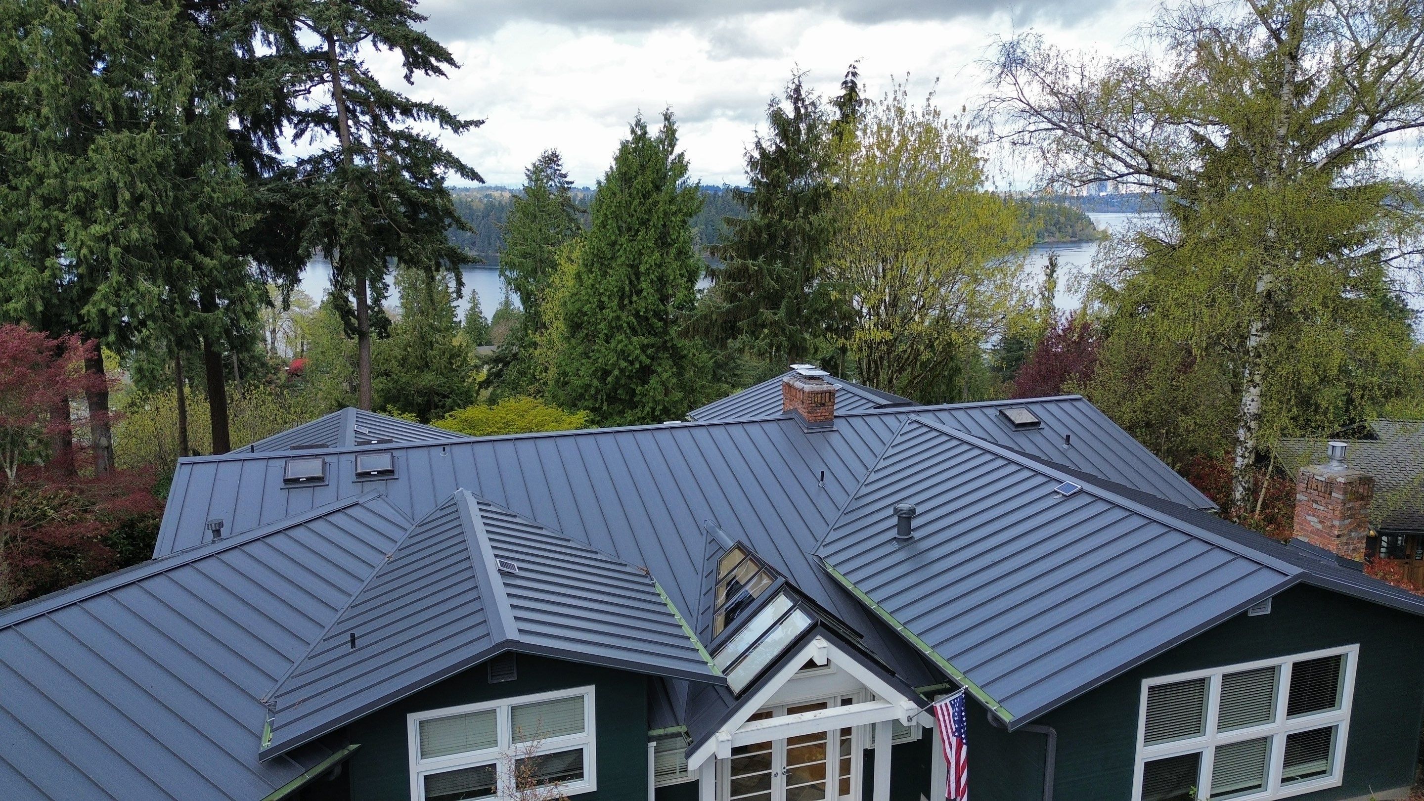 Mercer Island, Metal Roof Replacement, NRM 1000 by Proline Roofing & Restoration LLC