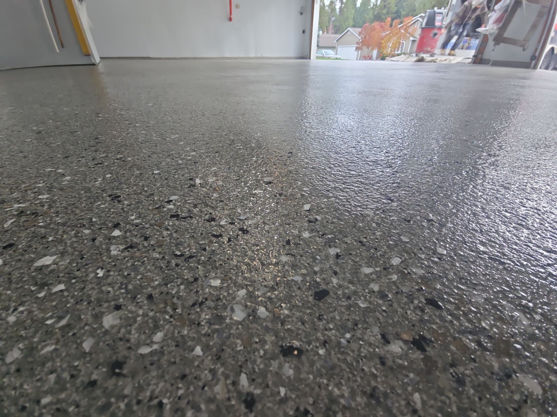 Garage Transformation using Shale Hybrid by Croc Coatings, LLC